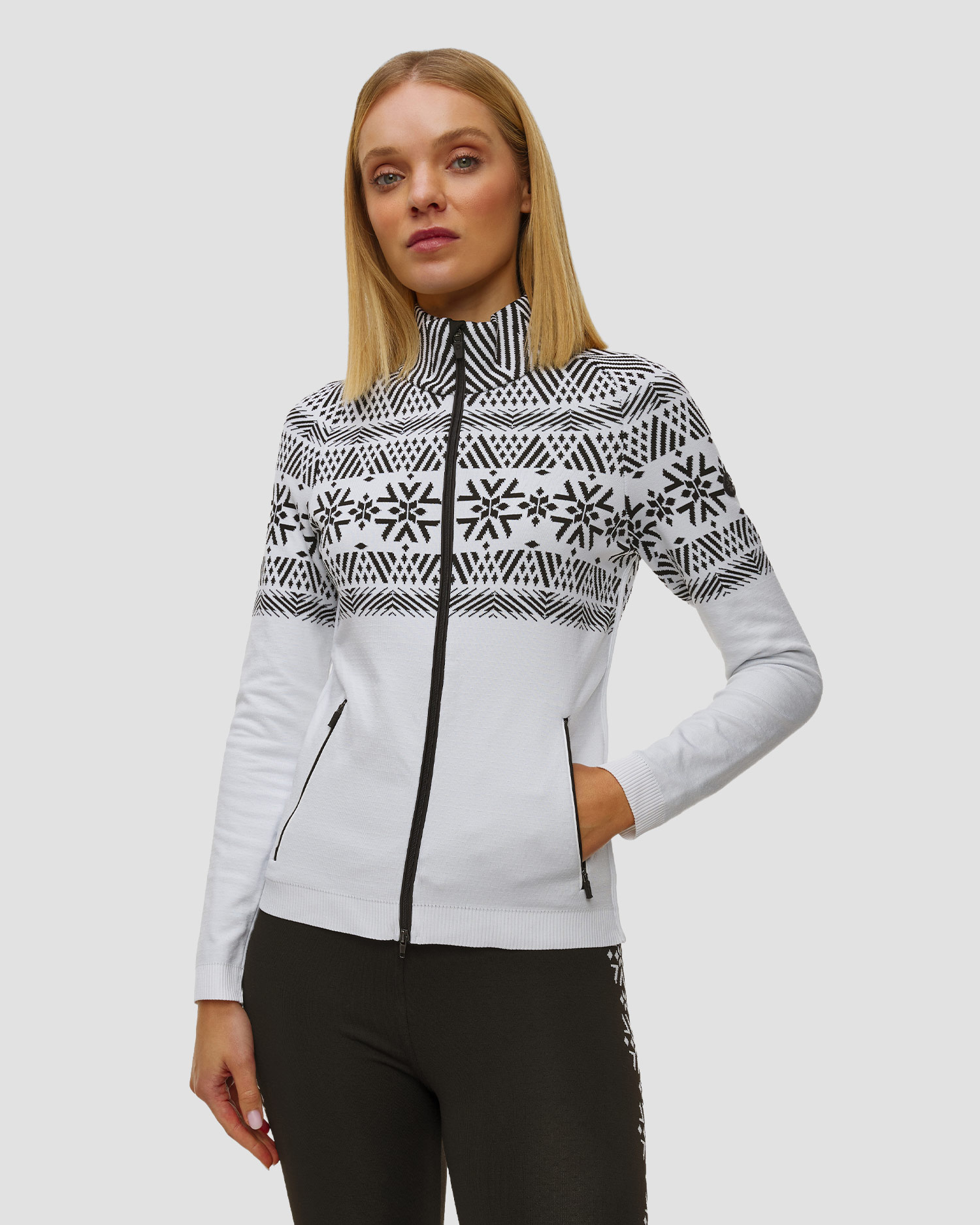 Dámská mikina na zip Newland Crans-Montana