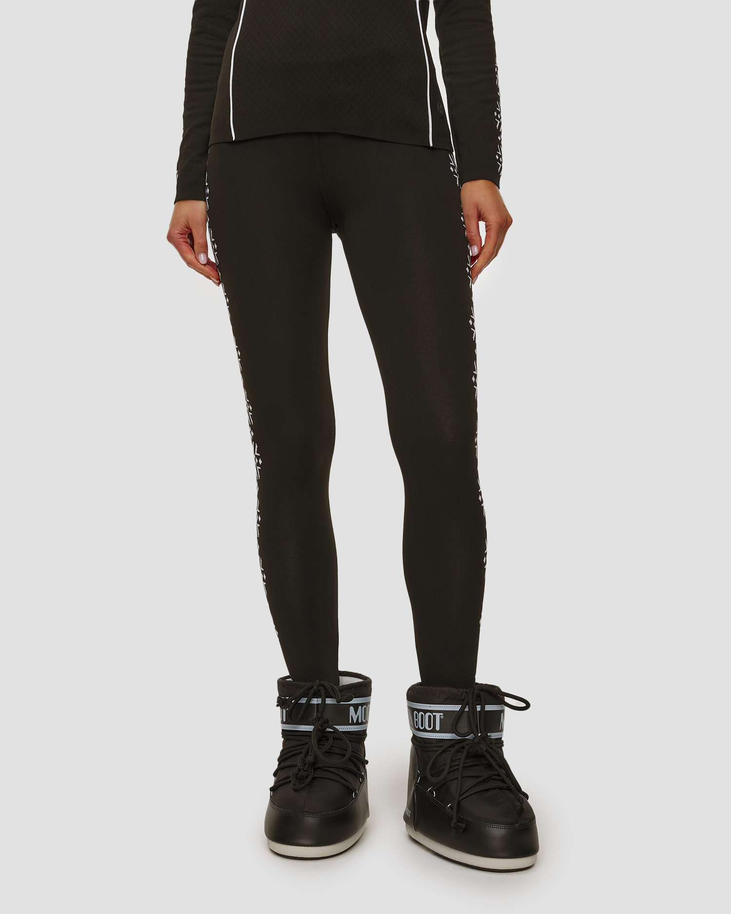 Leggings thermoactifs pour femmes Newland Croix de Coeur
