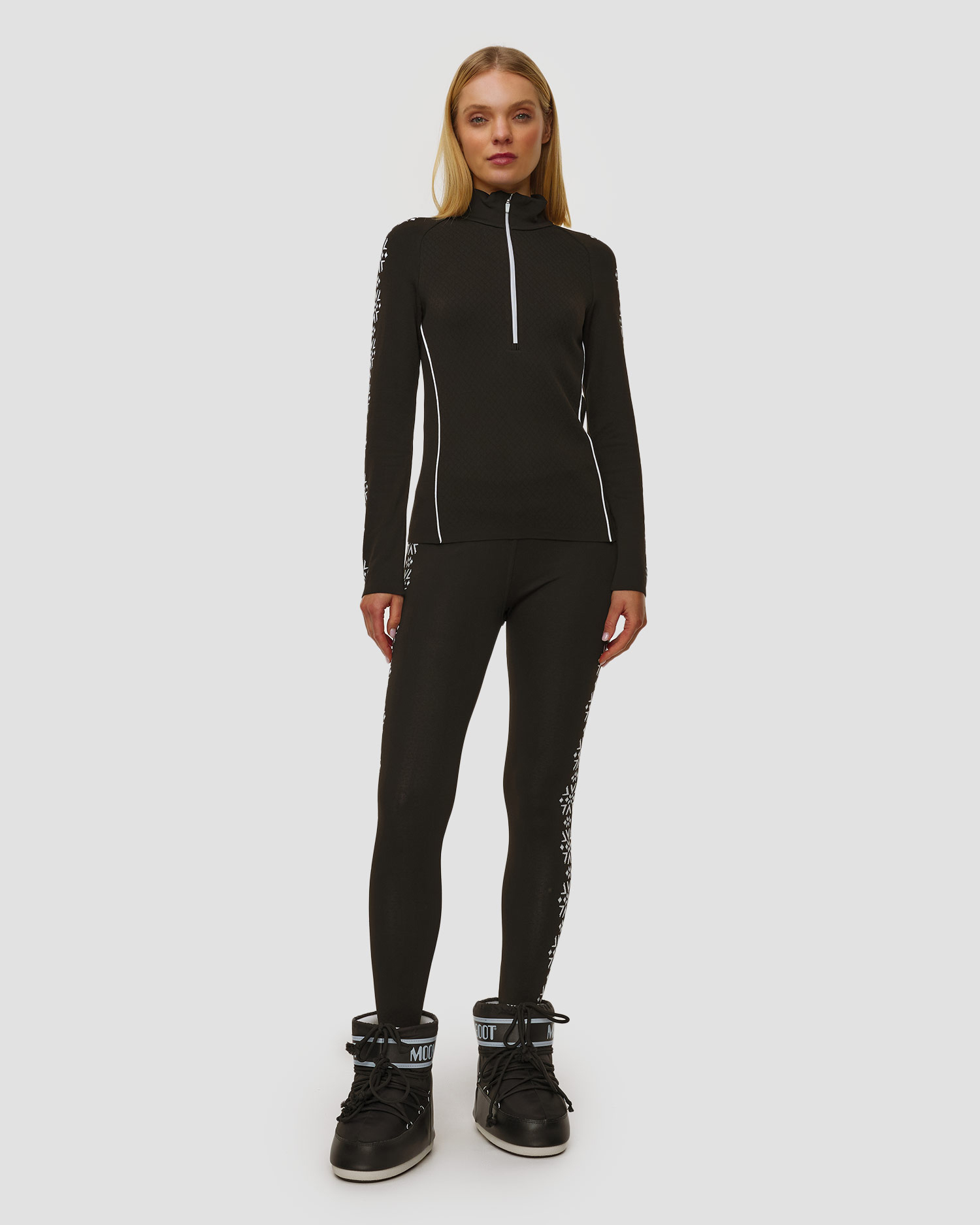 Leggings thermoactifs pour femmes Newland Croix de Coeur