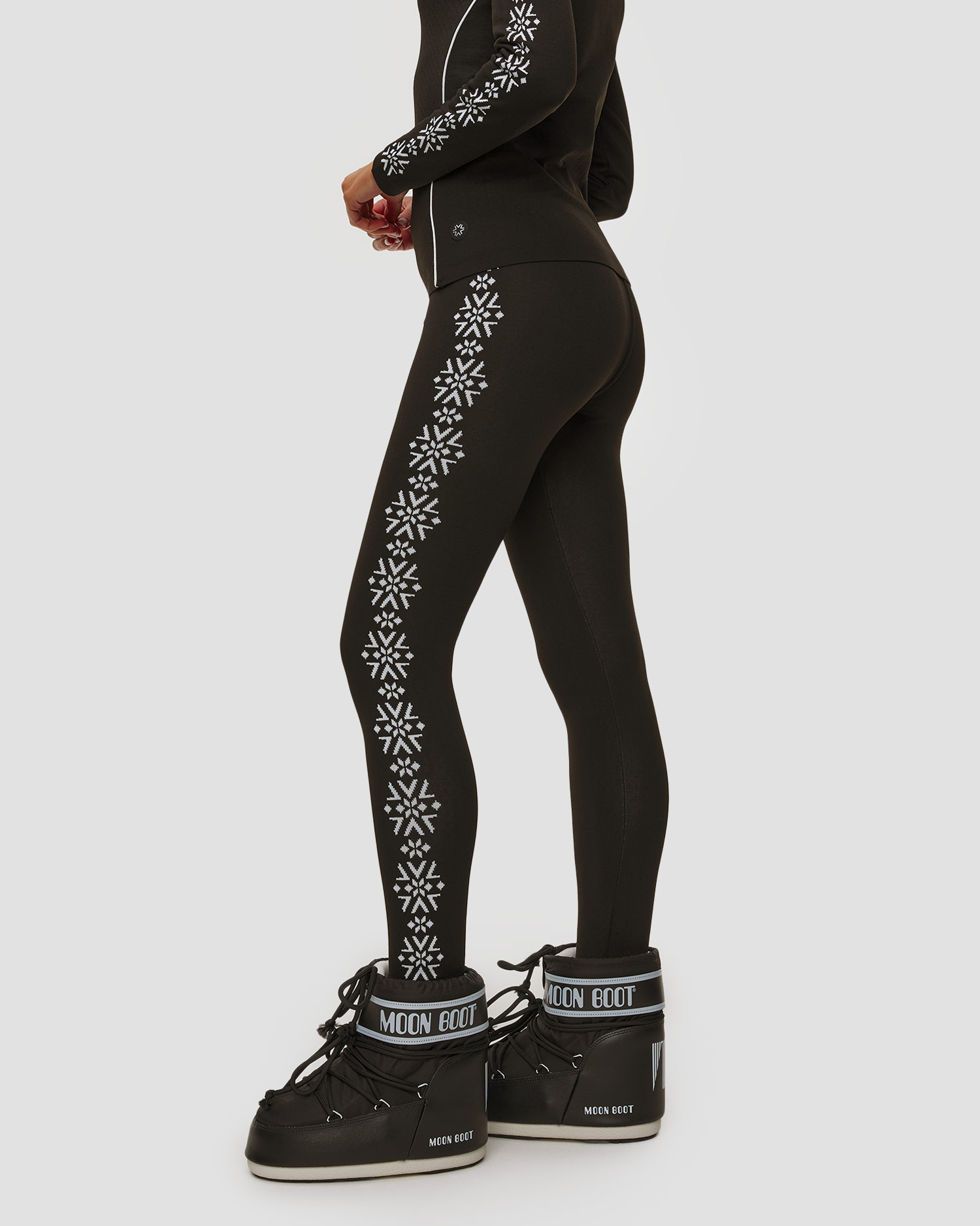 Leggings thermoactifs pour femmes Newland Croix de Coeur
