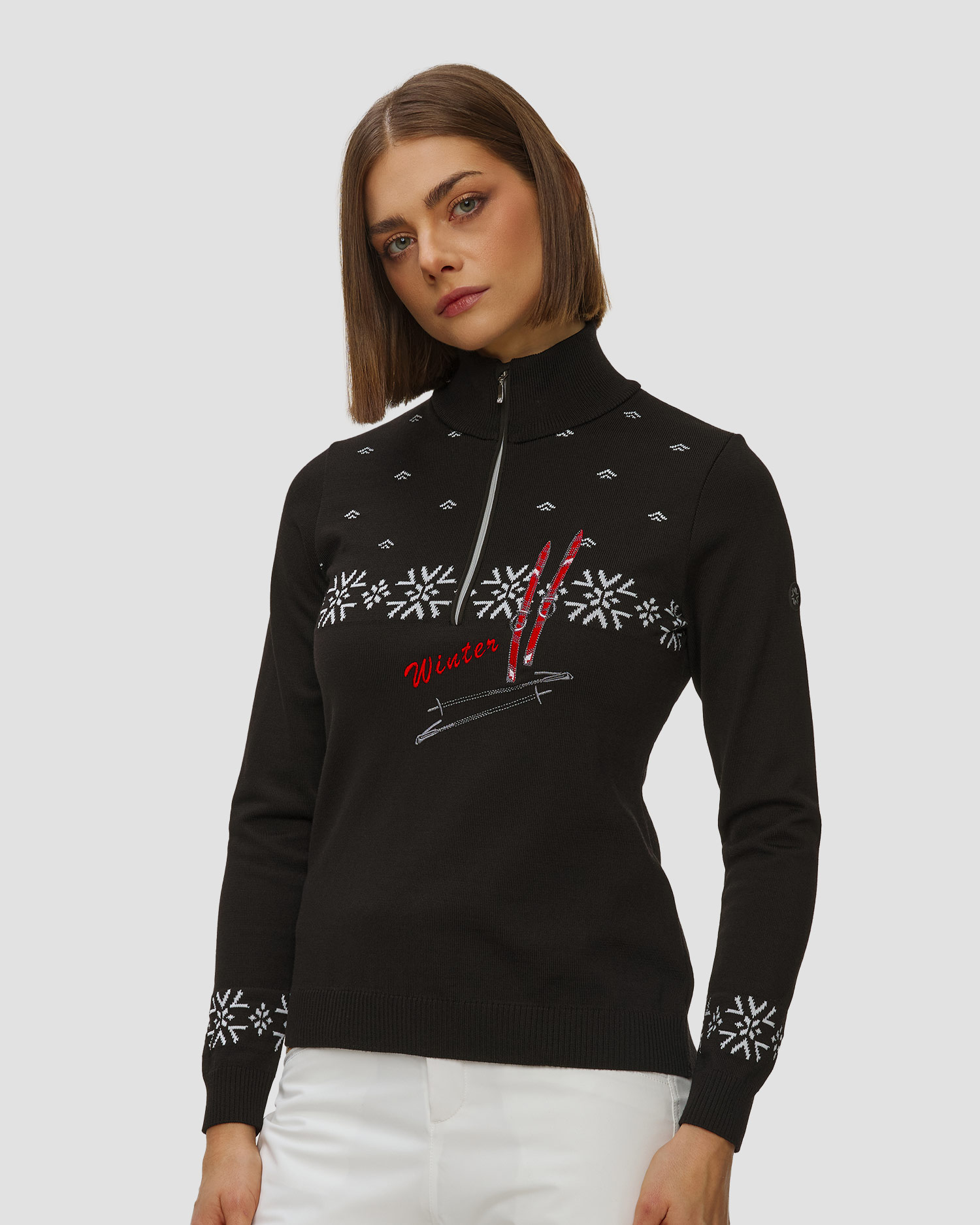 Pulover cu guler înalt pentru femei Newland Engelberg