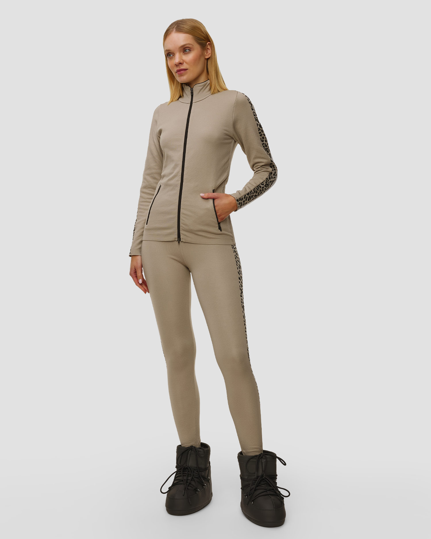 Sweat-shirt zippé pour femmes Newland Hafjell