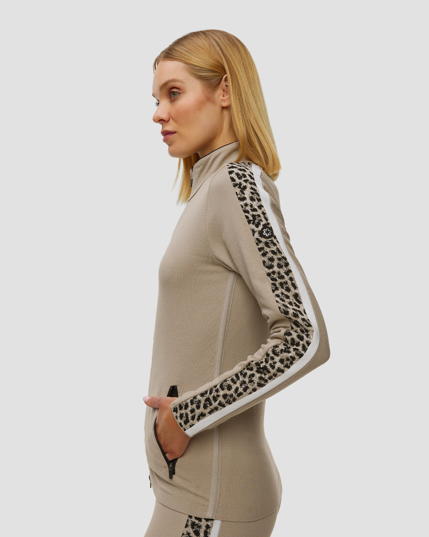 Sweat-shirt zippé pour femmes Newland Hafjell