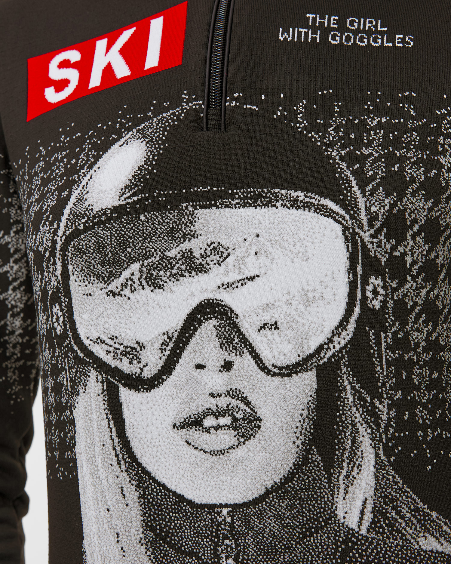 Pulover cu guler înalt tehnic pentru femei Miramonti