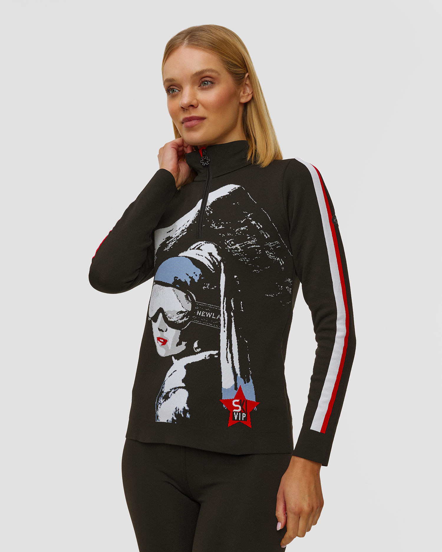 Pulover cu guler înalt tehnic pentru femei Oslo