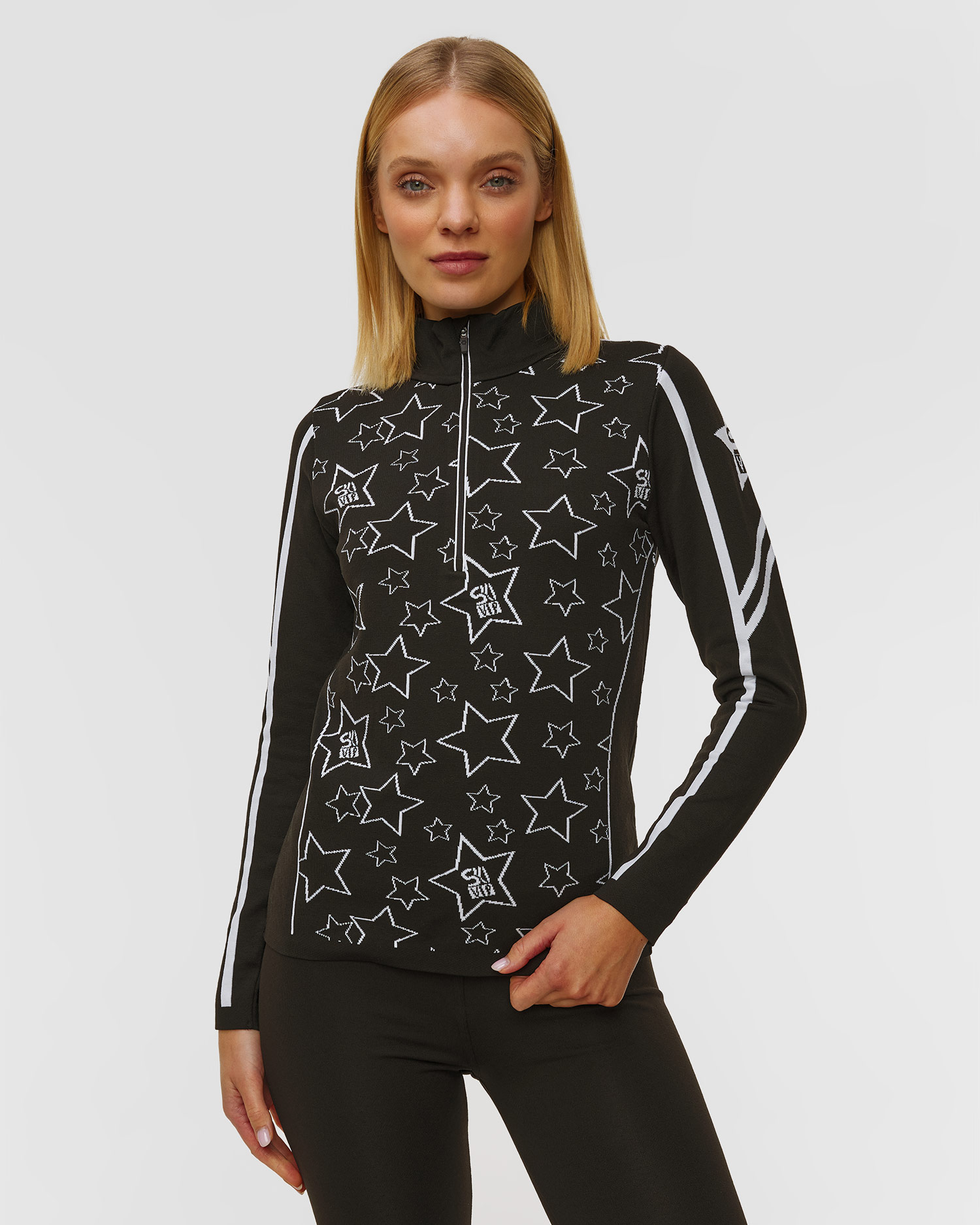 Pulover cu guler înalt tehnic pentru femei Östersund