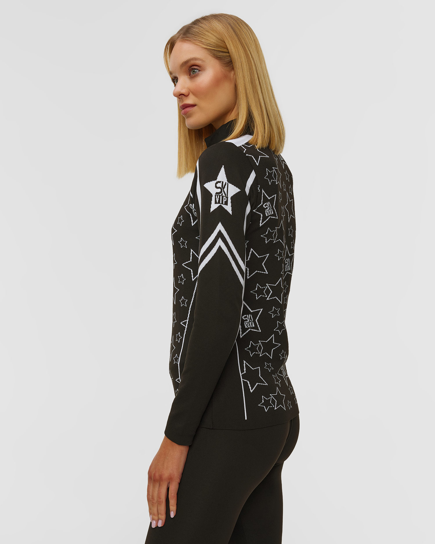 Pulover cu guler înalt tehnic pentru femei Östersund