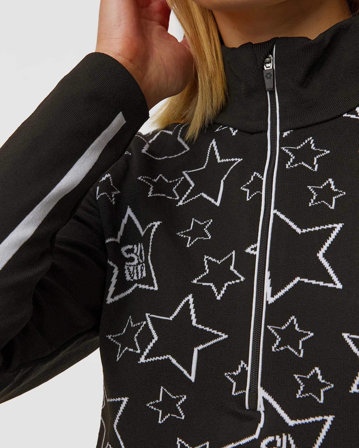 Pulover cu guler înalt tehnic pentru femei Östersund