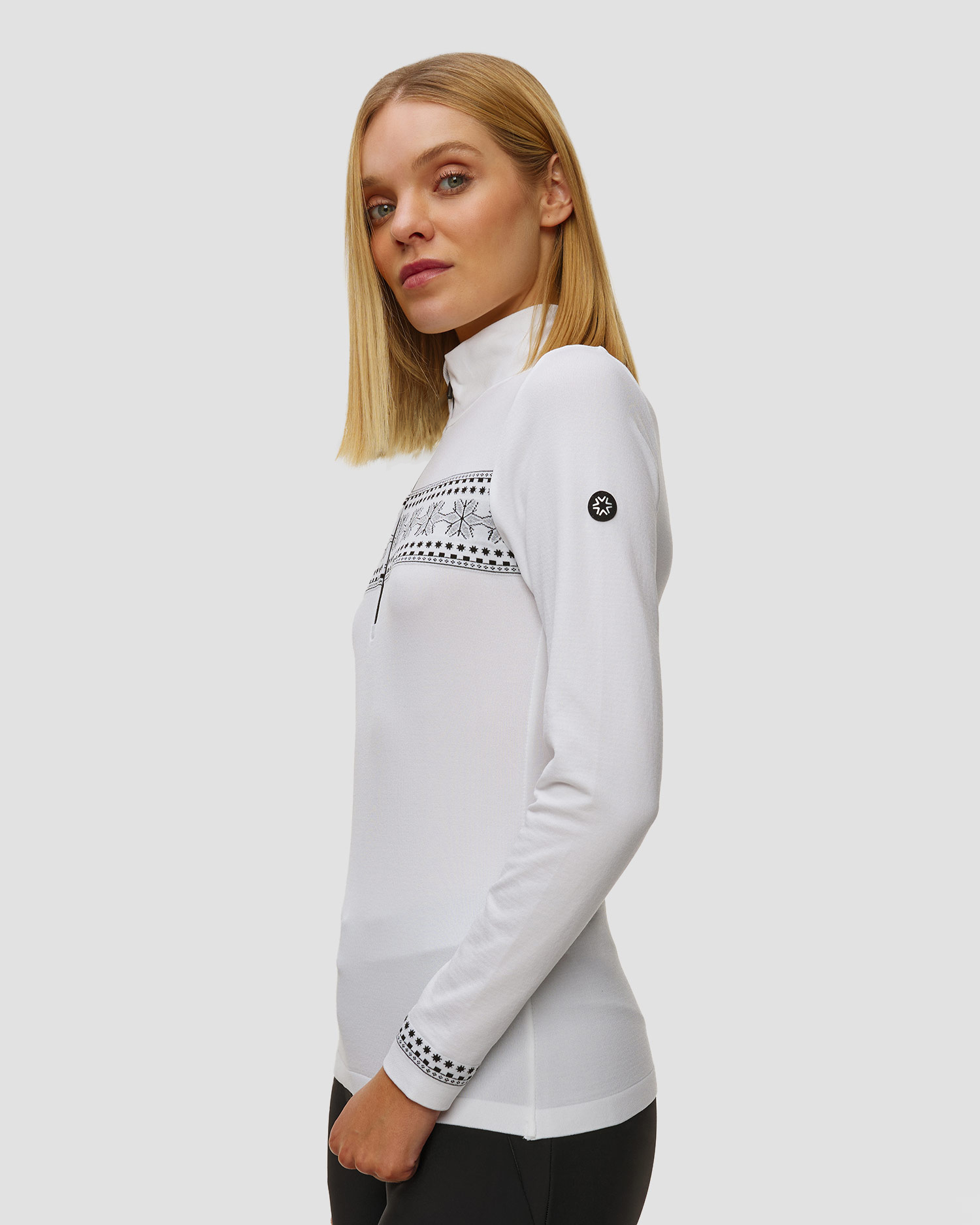 Pulover cu guler înalt tehnic pentru femei Newland Sajama