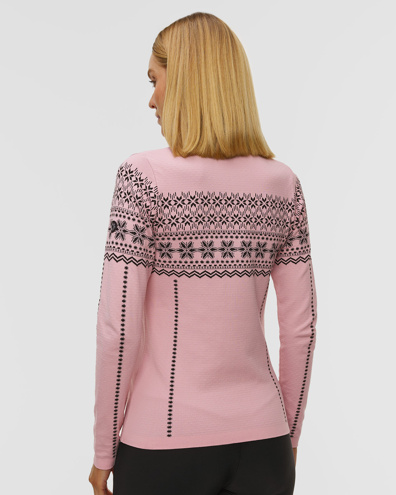 Pulover cu guler înalt tehnic pentru femei Newland Semmering