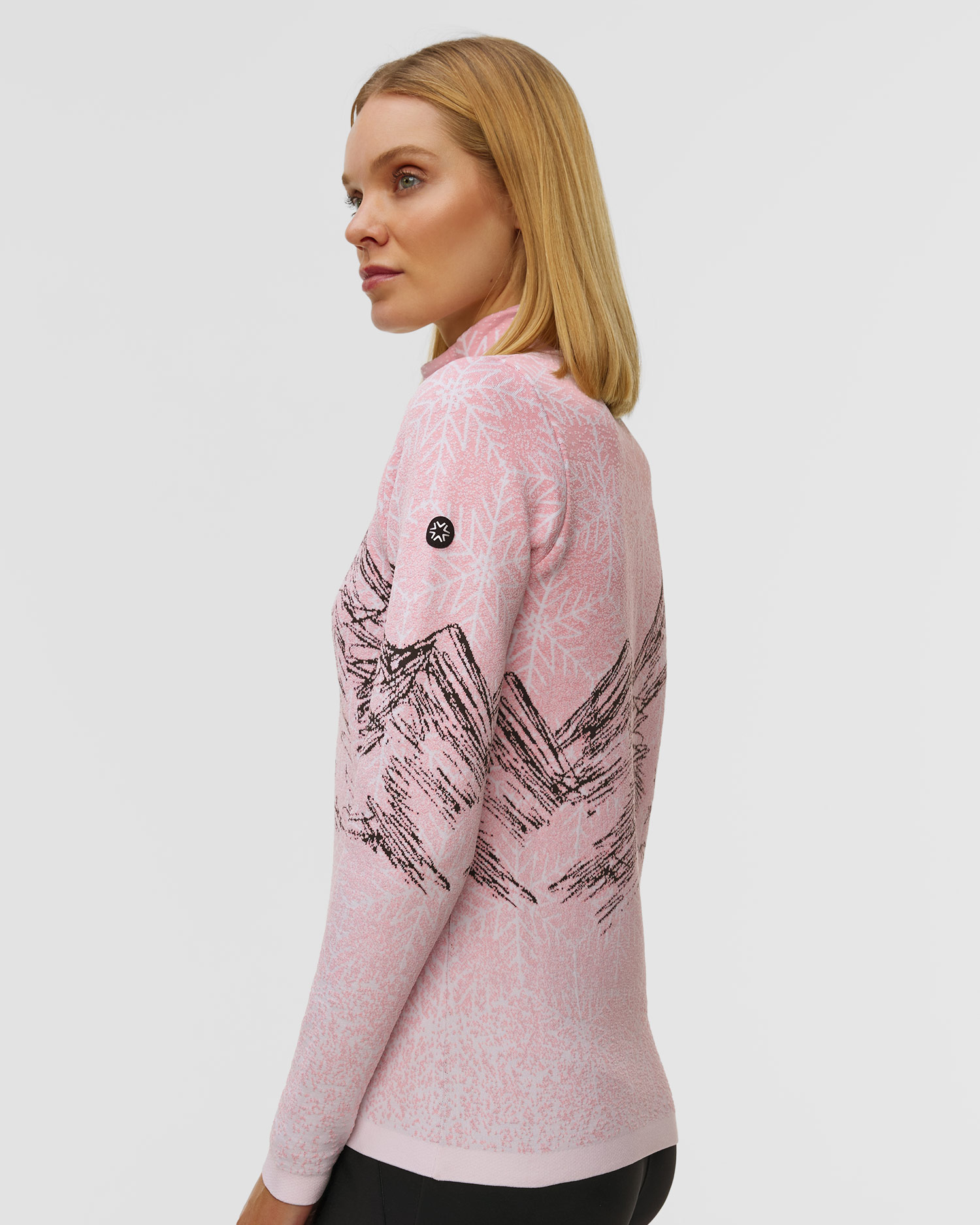 Pulover cu guler înalt tehnic pentru femei Newland Seven Summits