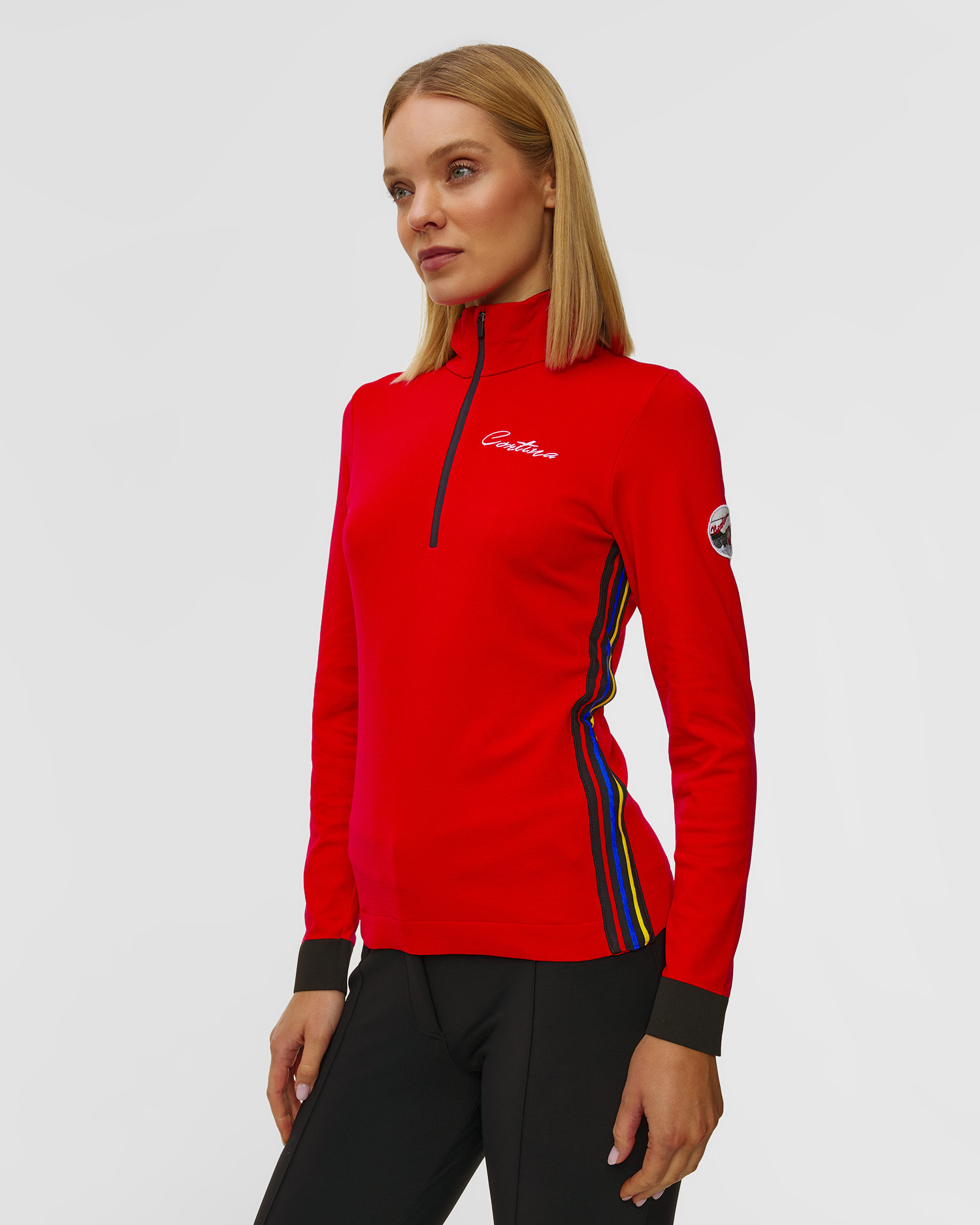 Pulover cu guler înalt tehnic pentru femei Newland Vail