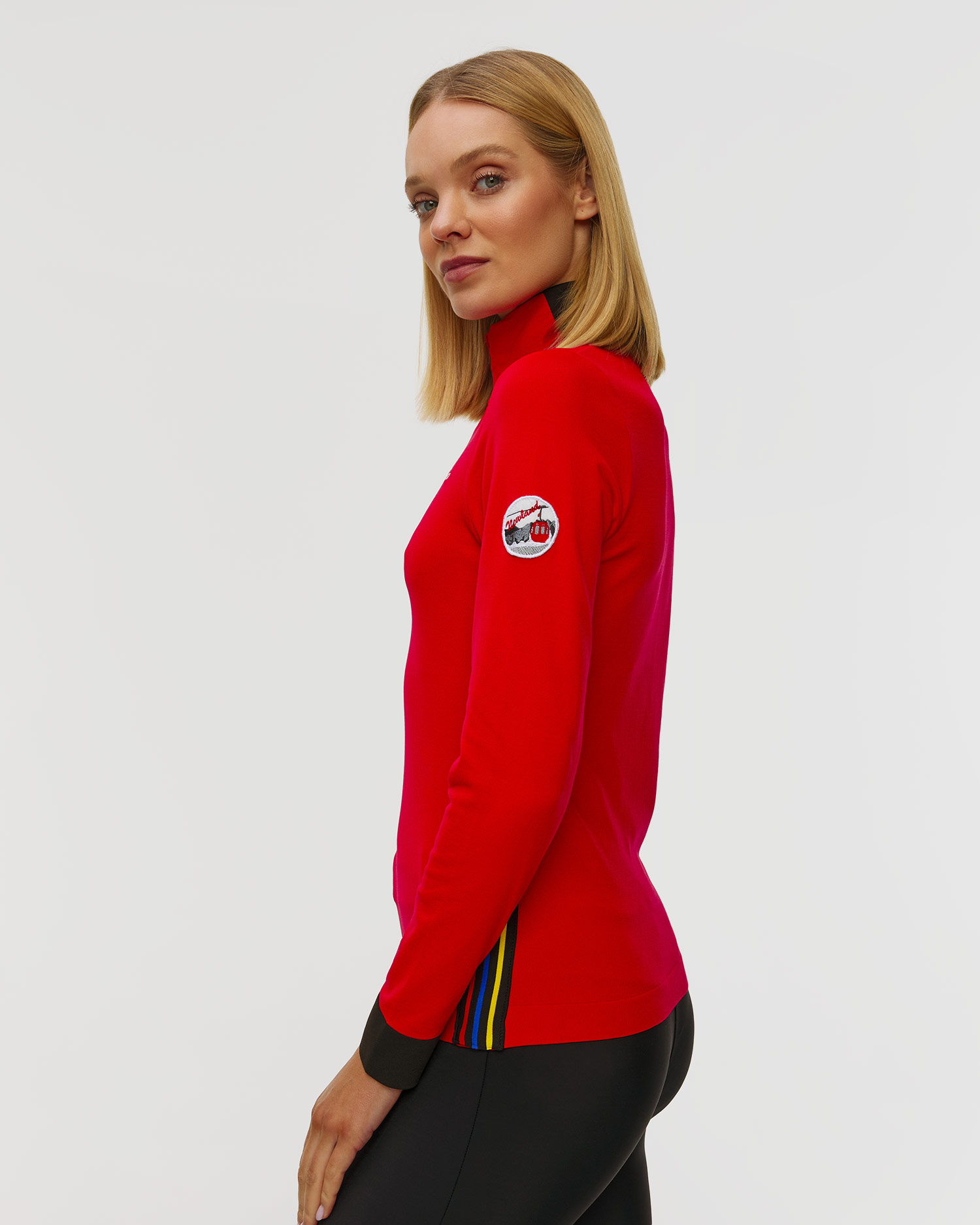 Pulover cu guler înalt tehnic pentru femei Newland Vail