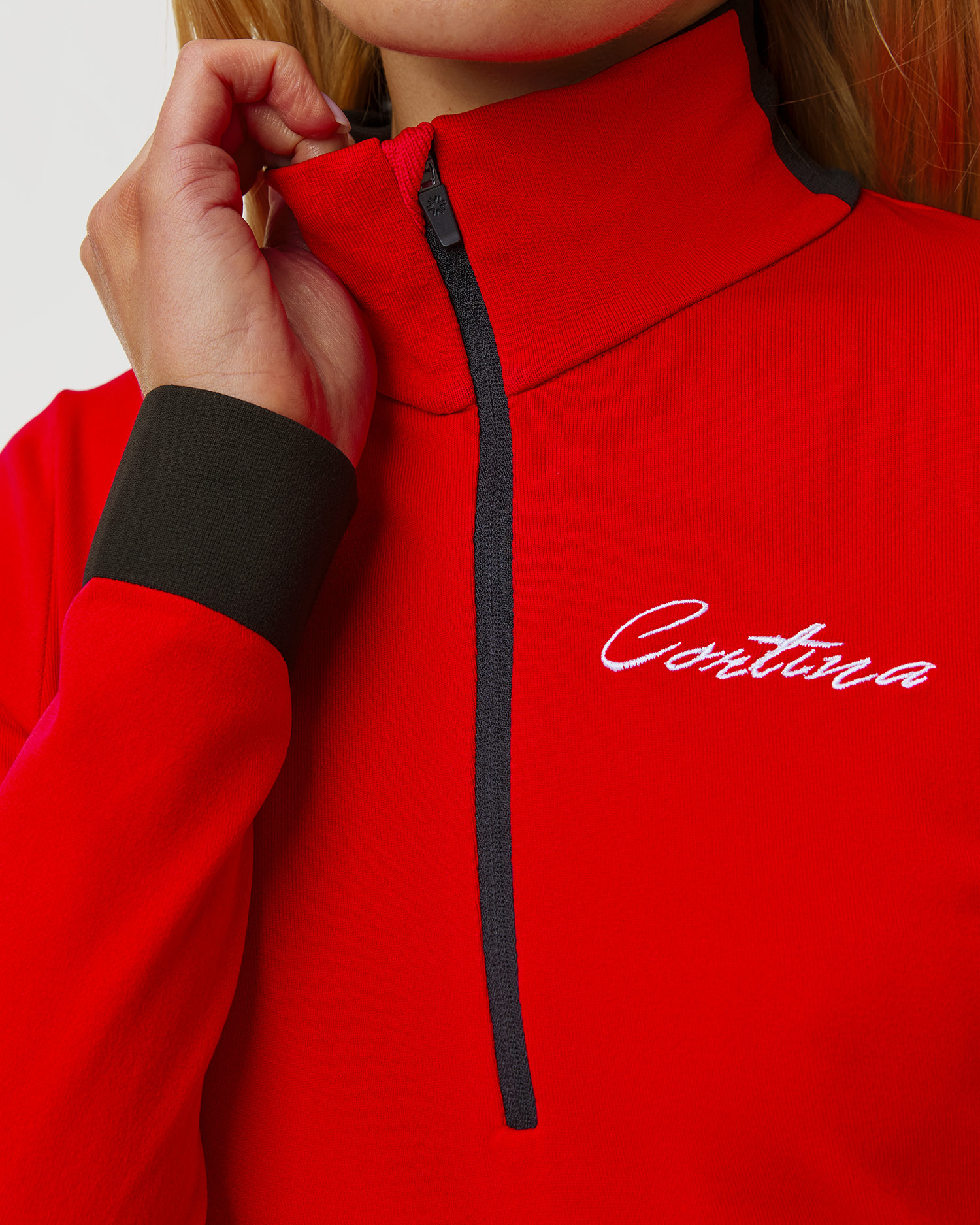 Pulover cu guler înalt tehnic pentru femei Newland Vail