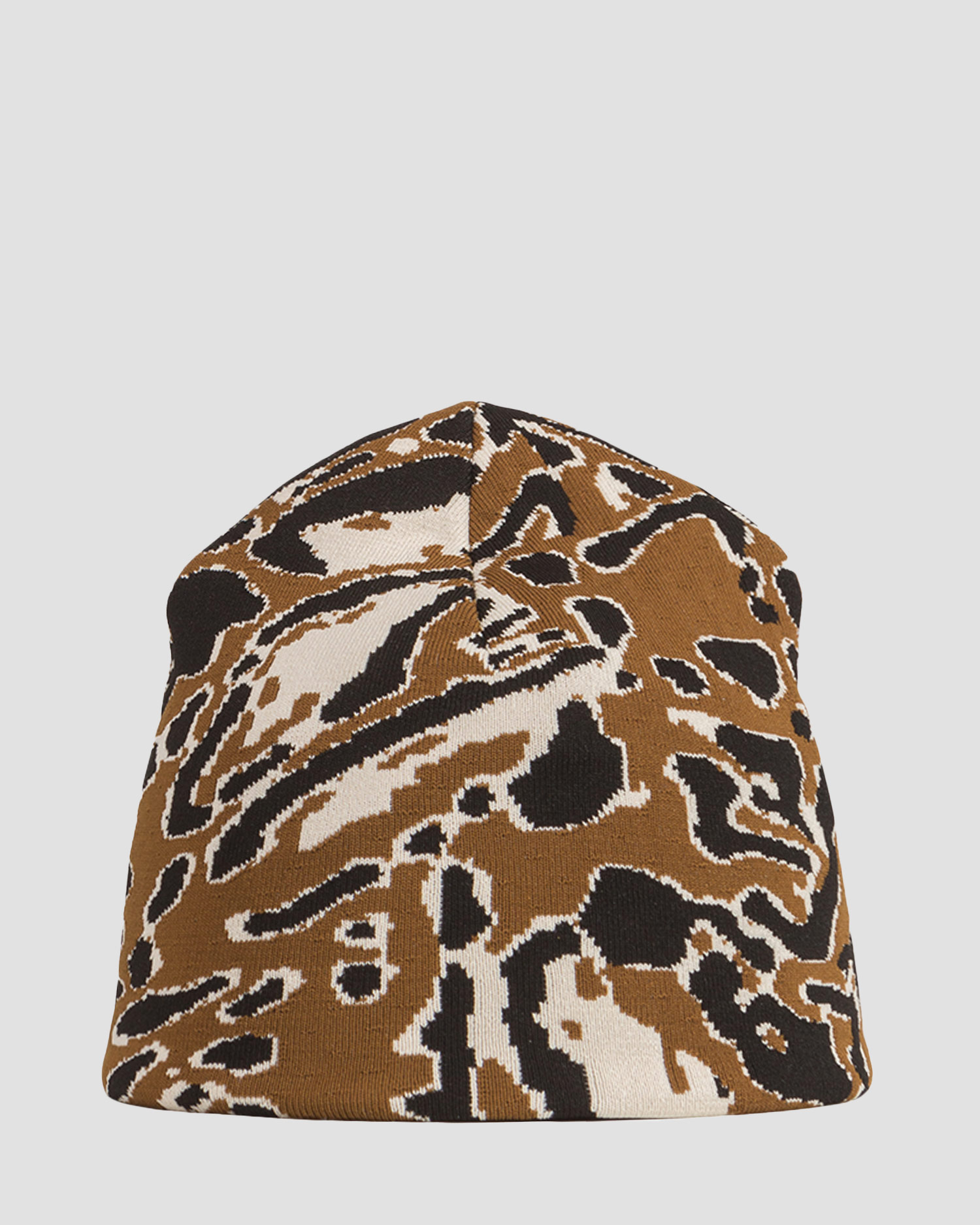 Beżowy, Brązowy, Multikolor, Print