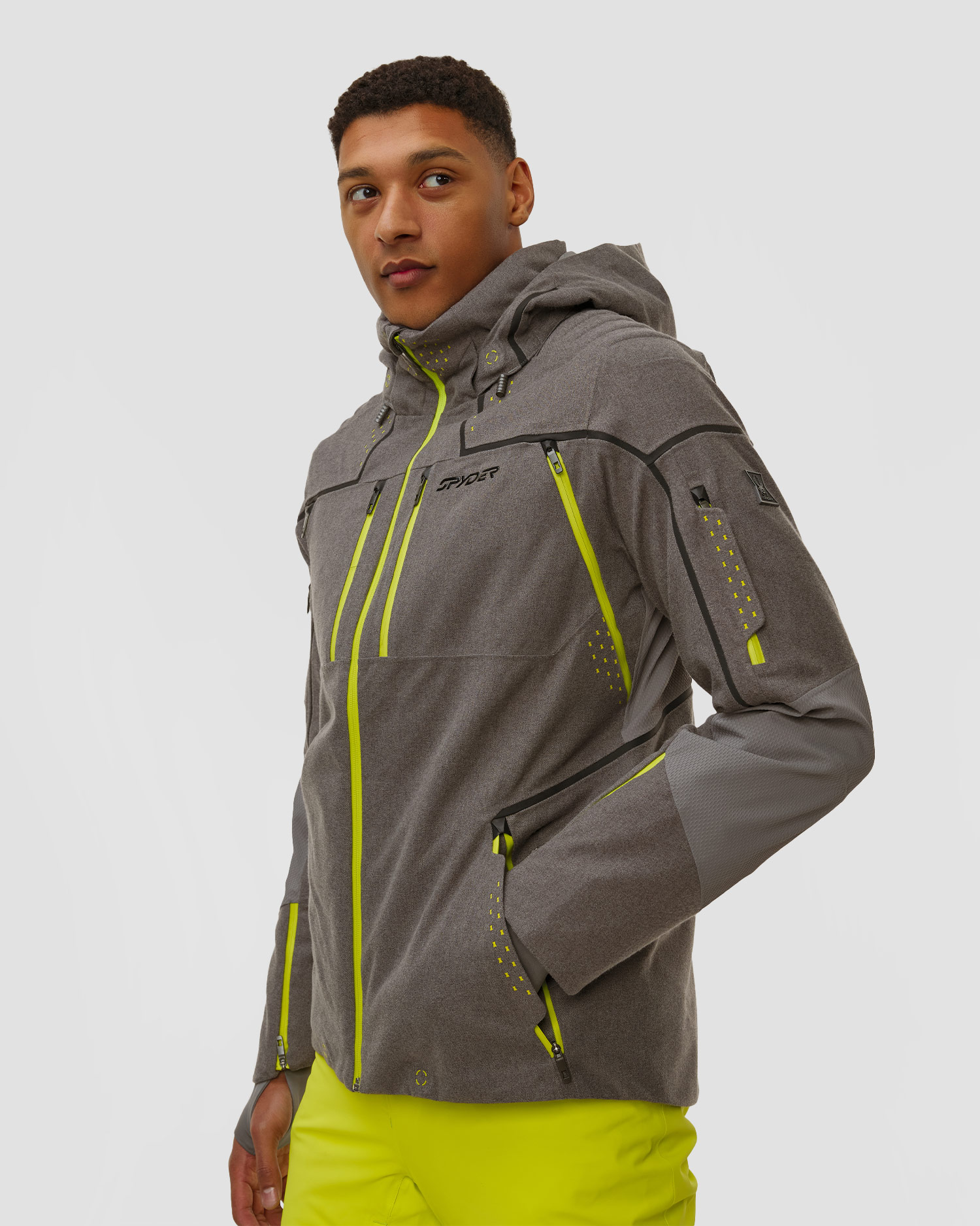 Kurtka narciarska męska Spyder Pinnacle Melange Jacket