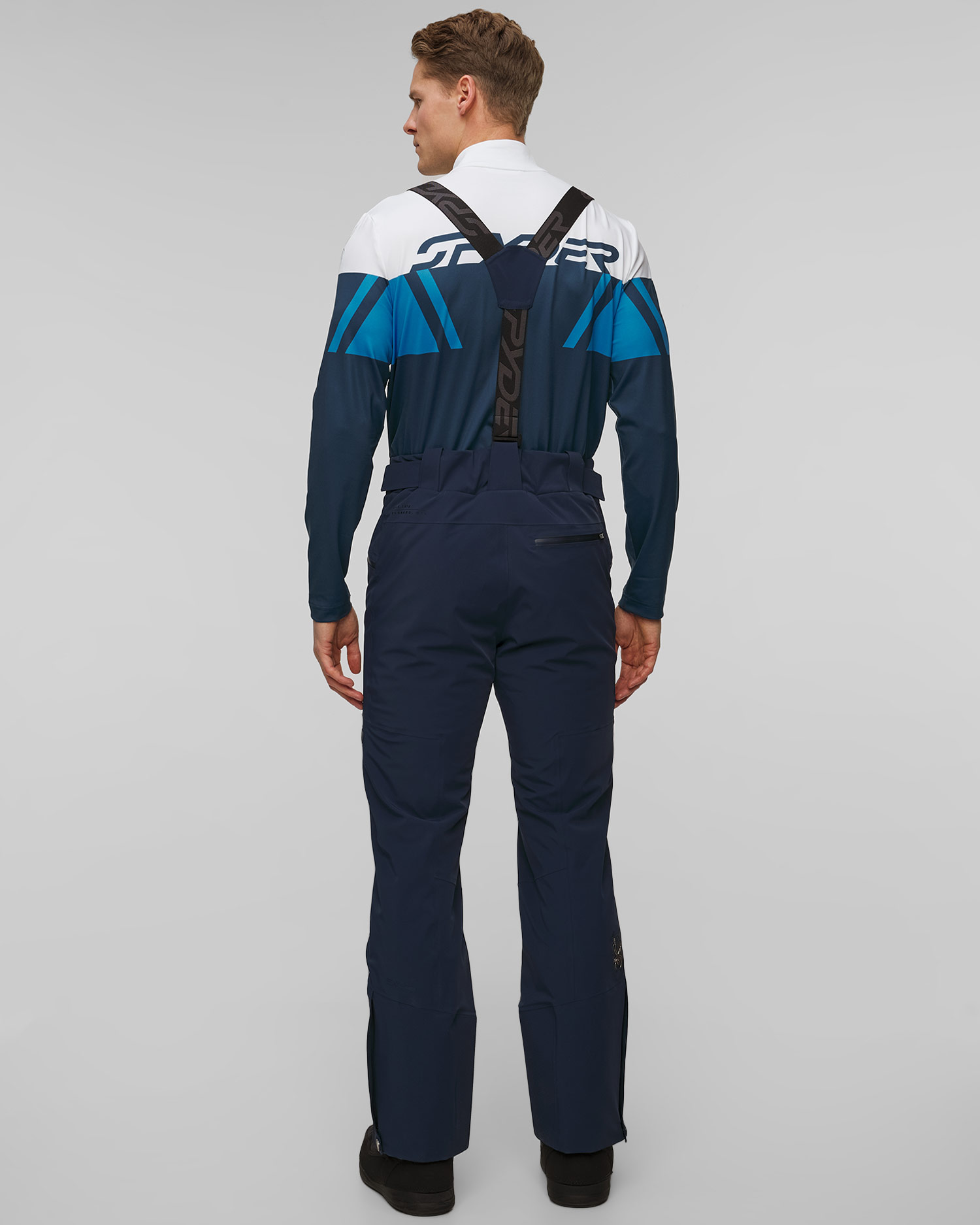Pantalon de ski avec bretelles pour hommes Spyder Bormio 