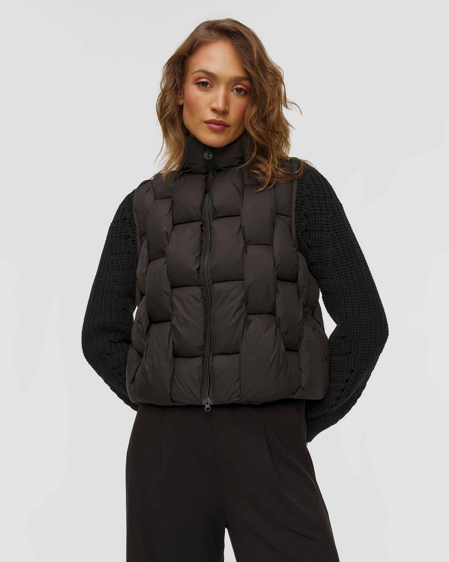 Jachetă hibridă neagră pentru femei Sportalm