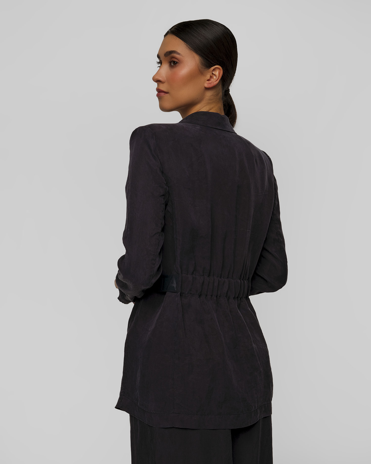 Blazer blu scuro di viscosa da donna Sportalm