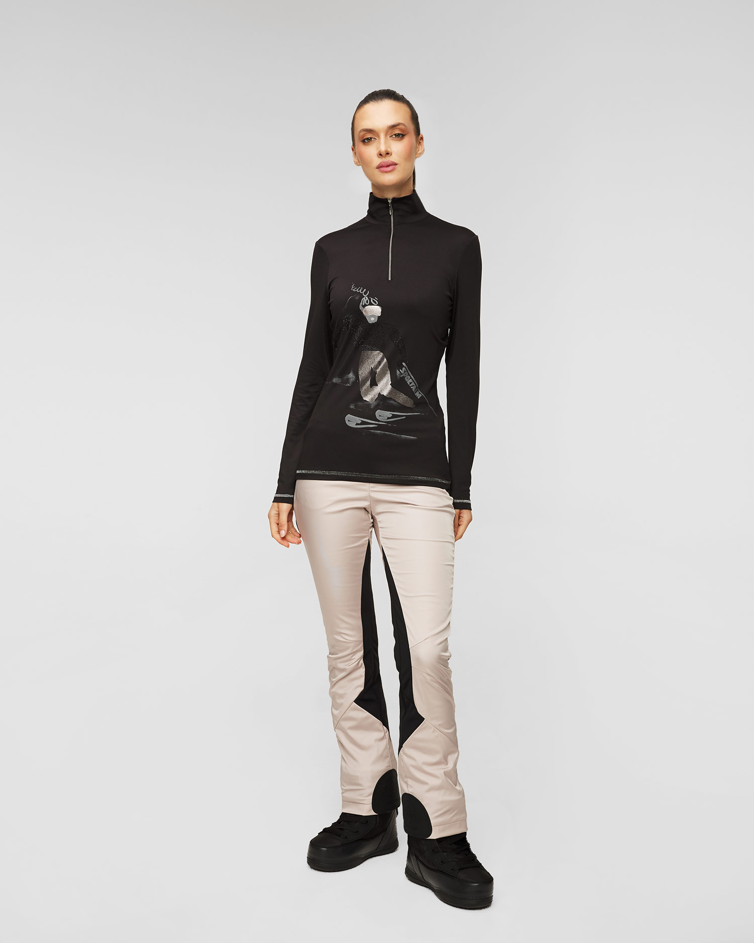 Pantaloni de schi bej pentru femei Sportalm