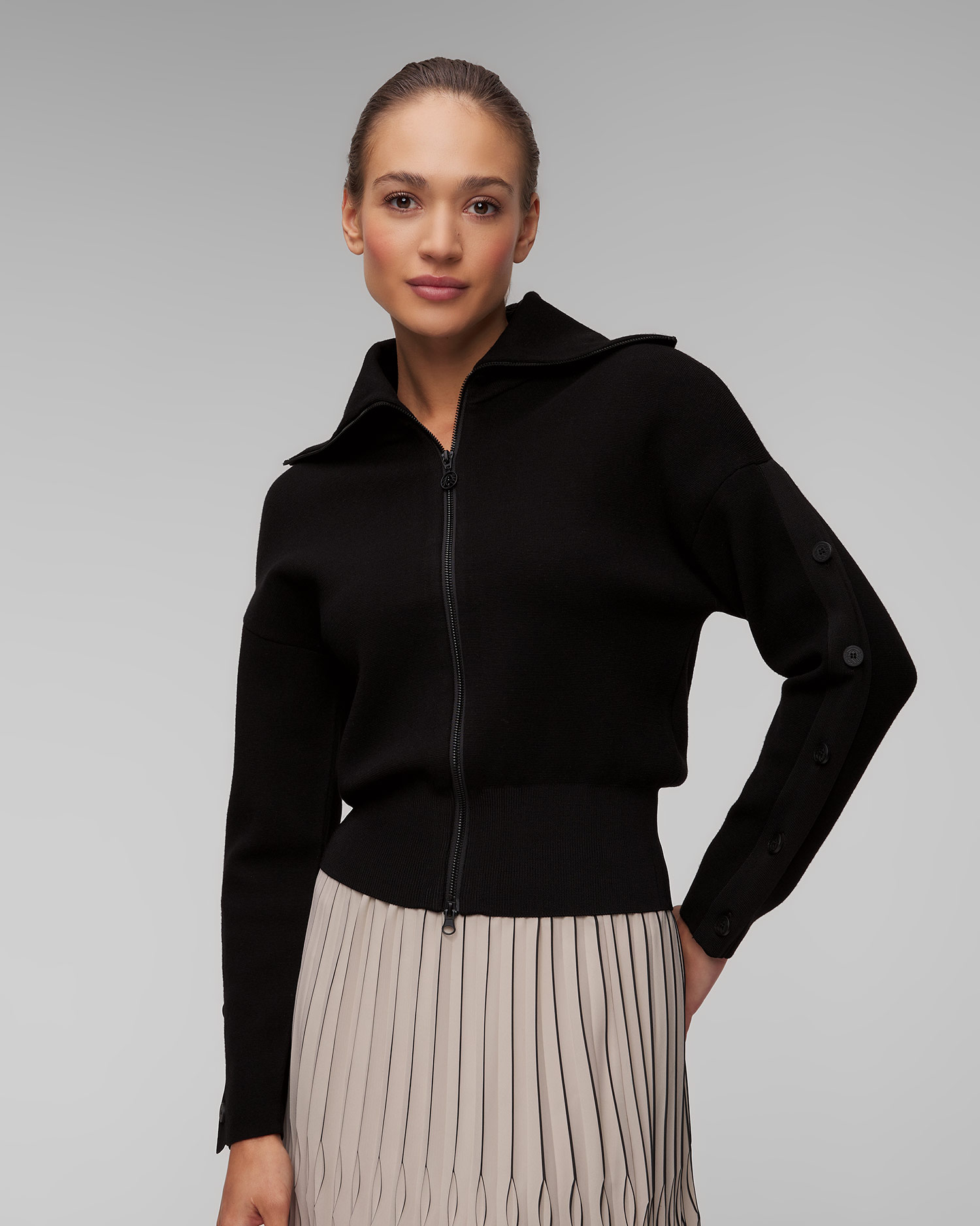 Women's black viscose jumper Sportalm