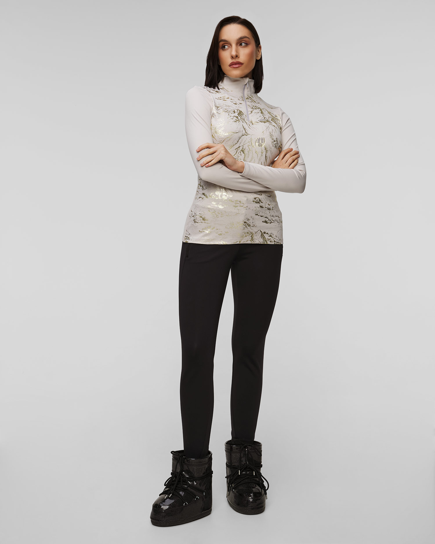 Pulover cu guler înalt de schi pentru femei Sportalm