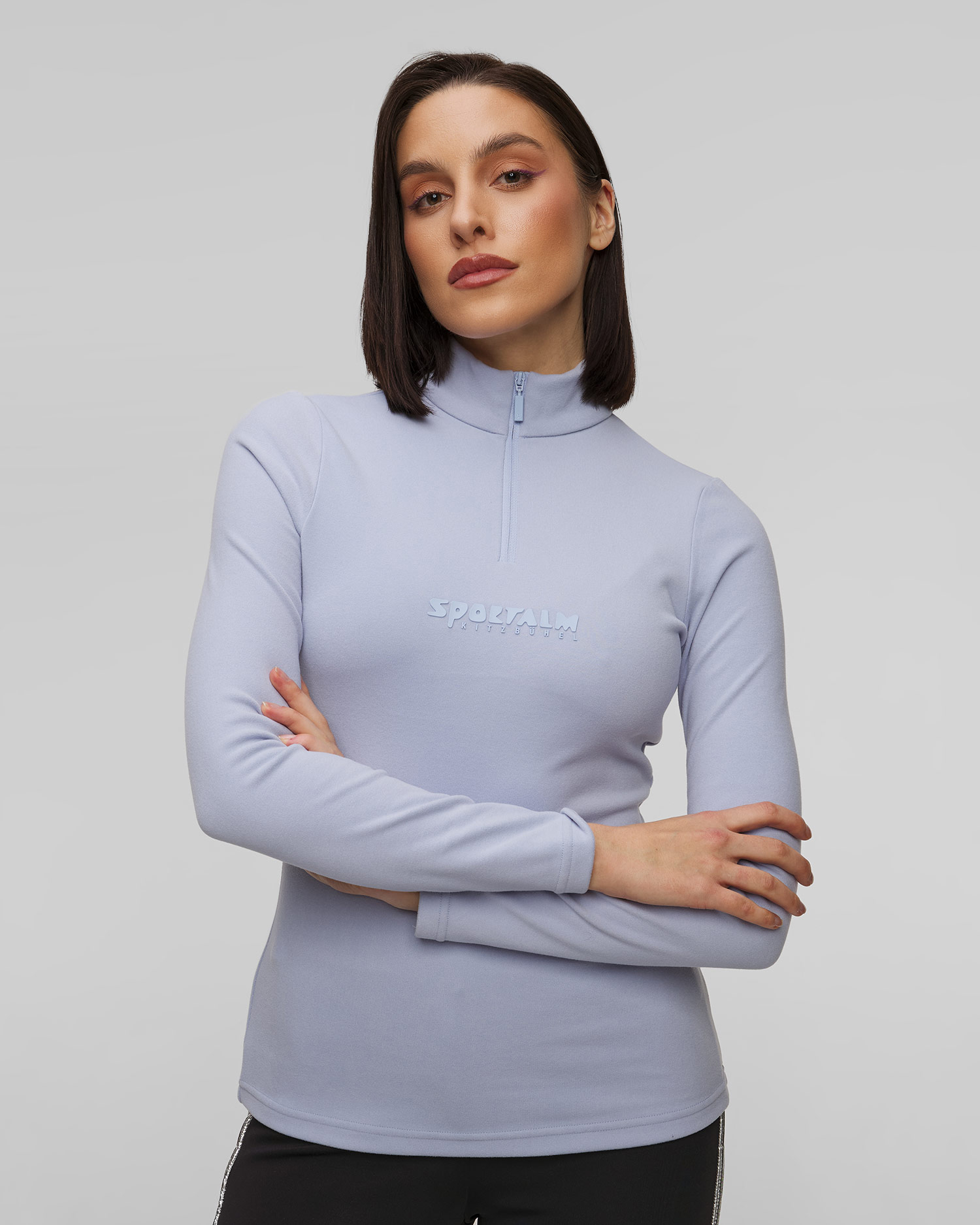 Col roulé de ski bleu pour femmes Sportalm