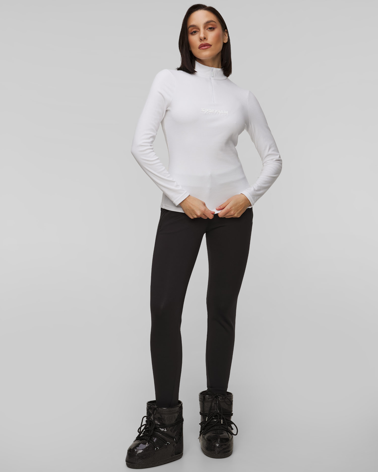 Sportalm Ski-Rollkragenpullover für Damen in Weiß