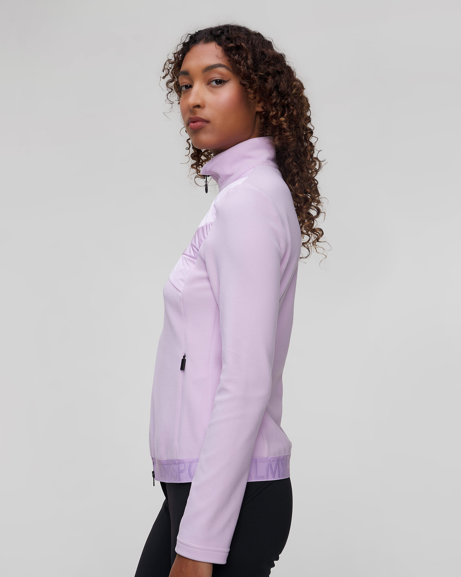 Felpa rosa in pile da donna Sportalm