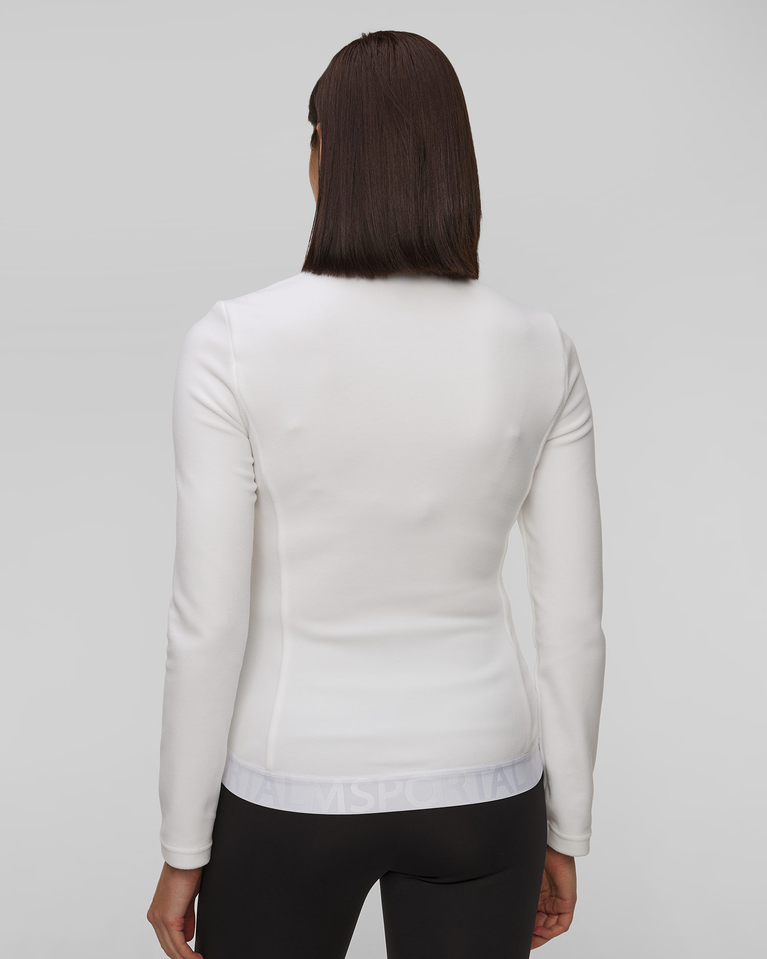 Bluză din fleece albă pentru femei Sportalm