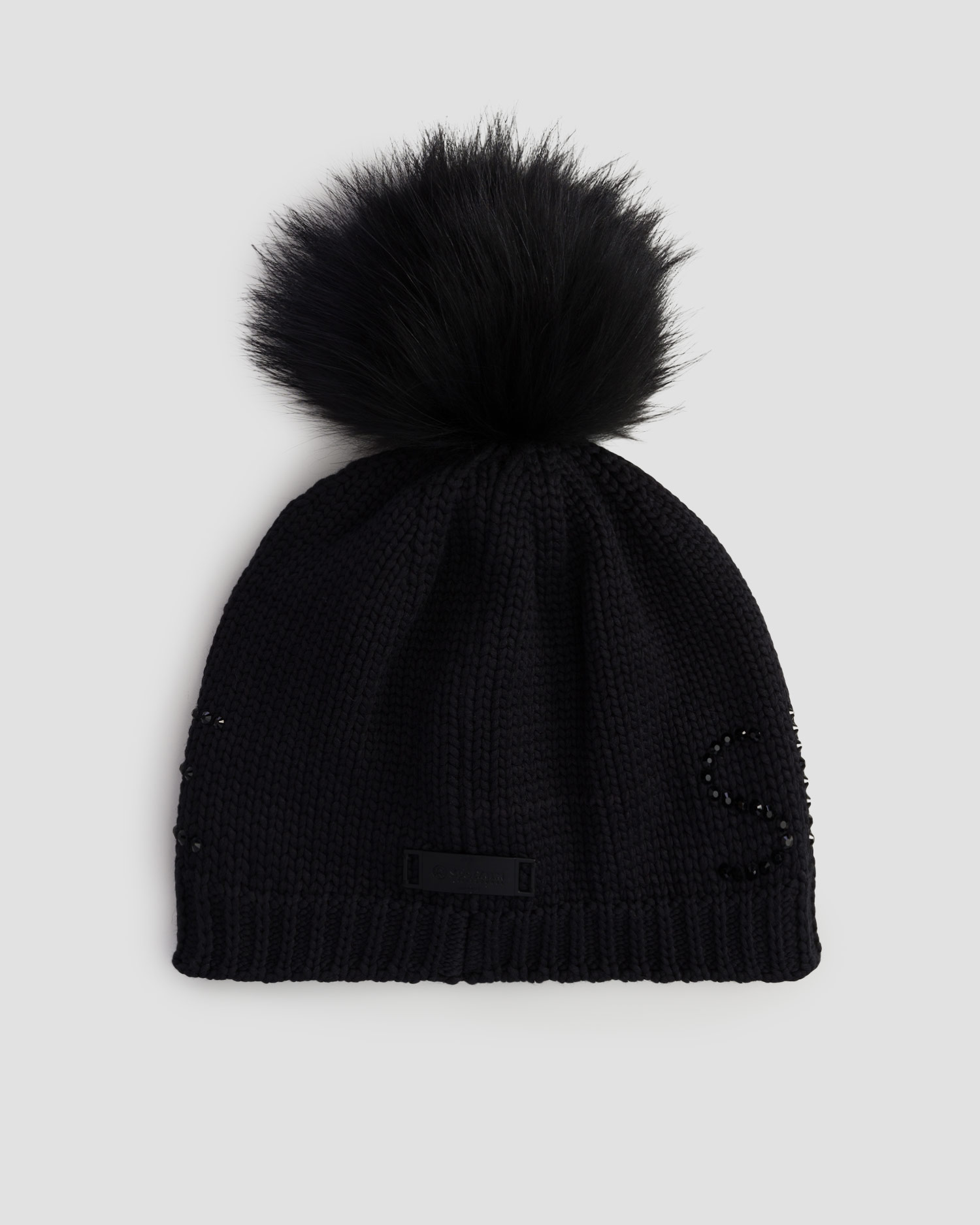 Căciulă neagră de iarnă pentru femei Sportalm