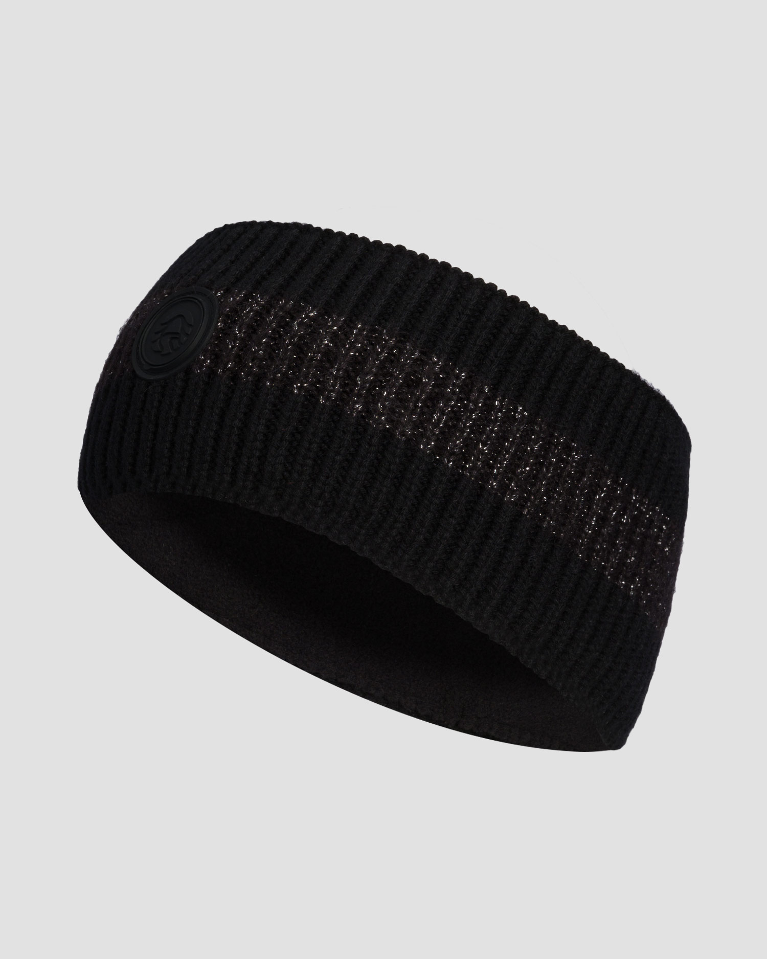 Bentiță neagră din lână pentru femei Sportalm