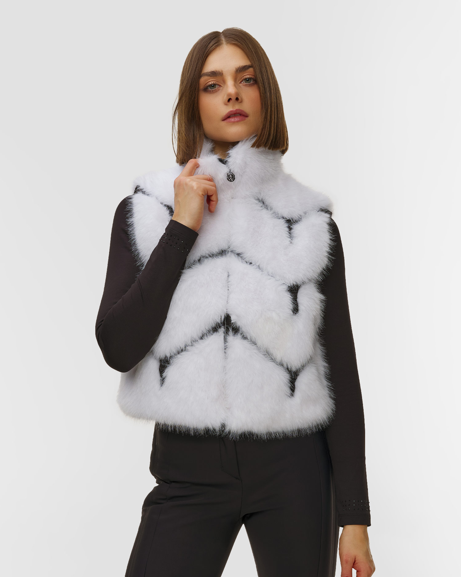 Sportalm Pelzweste für Damen in Weiß