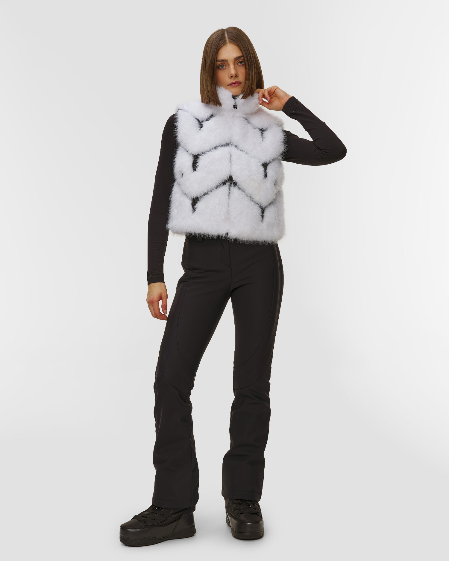 Sportalm Pelzweste für Damen in Weiß