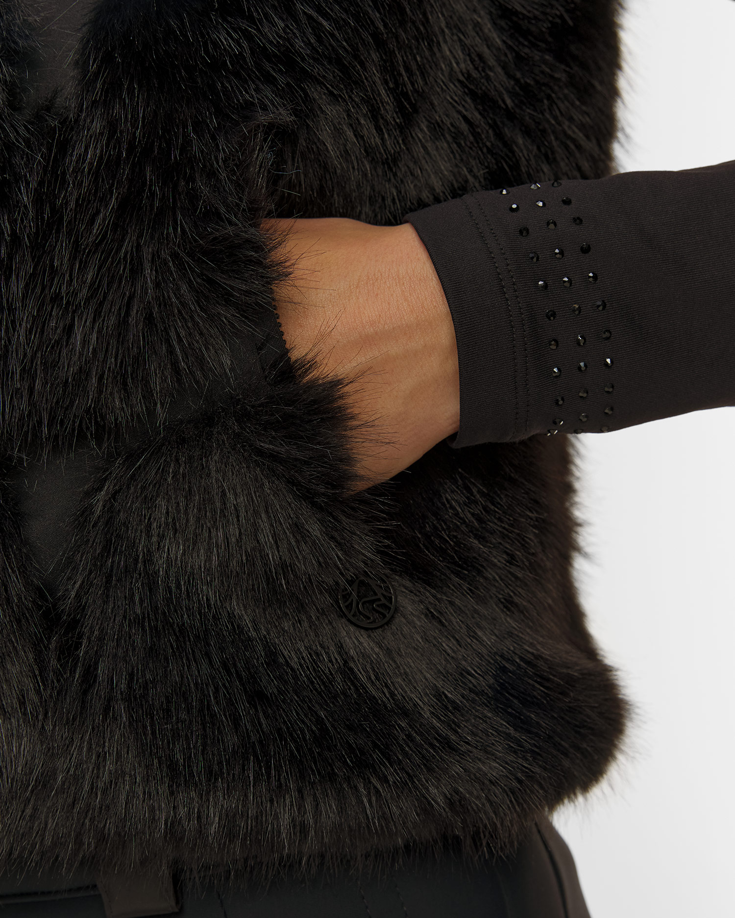 Sportalm Pelzweste für Damen in Schwarz