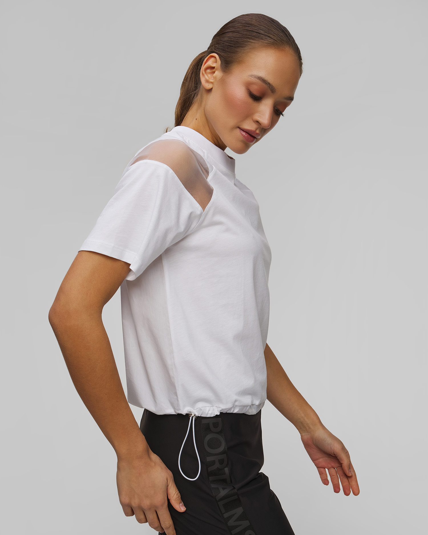 Biały T-shirt damski Sportalm