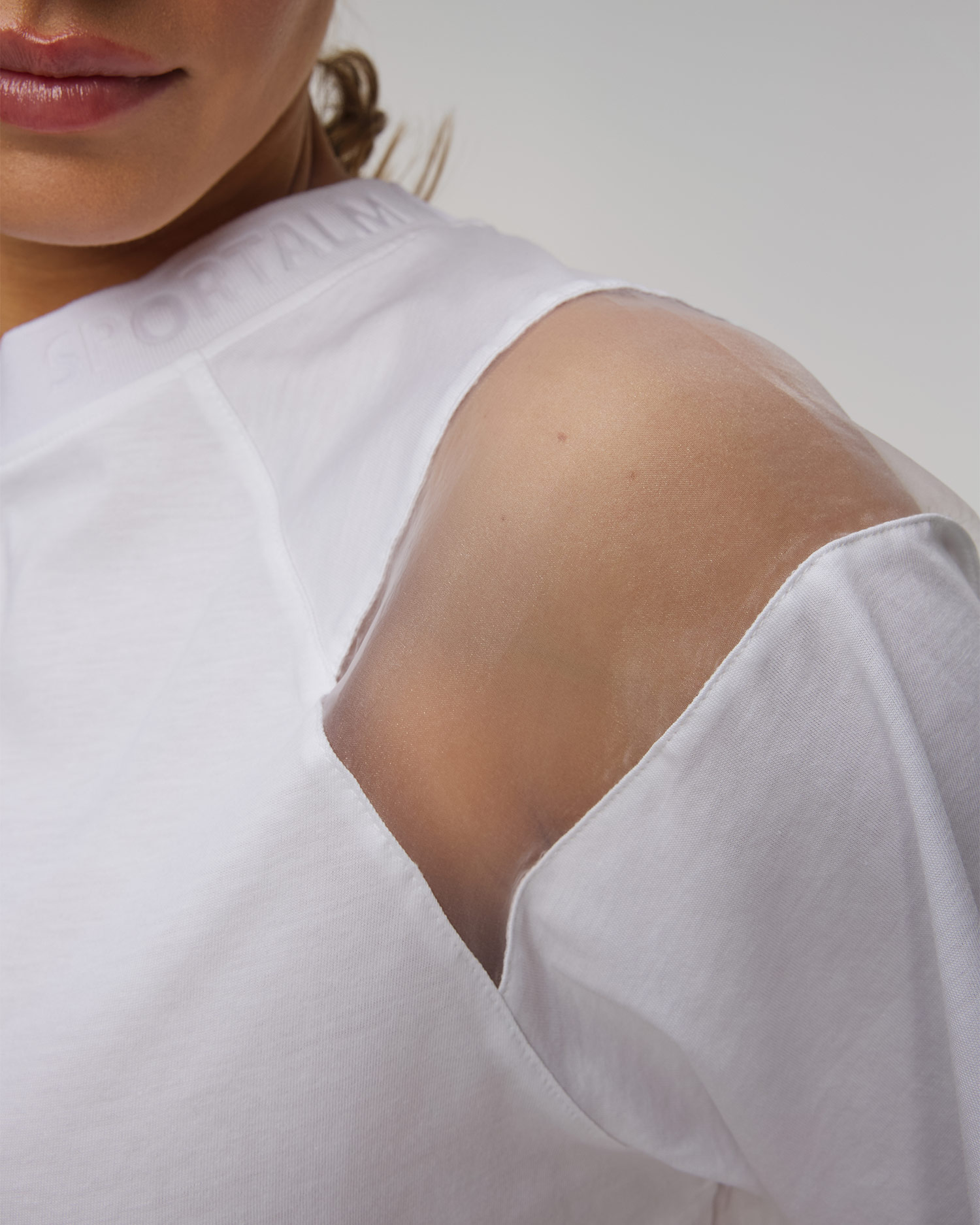 Biały T-shirt damski Sportalm