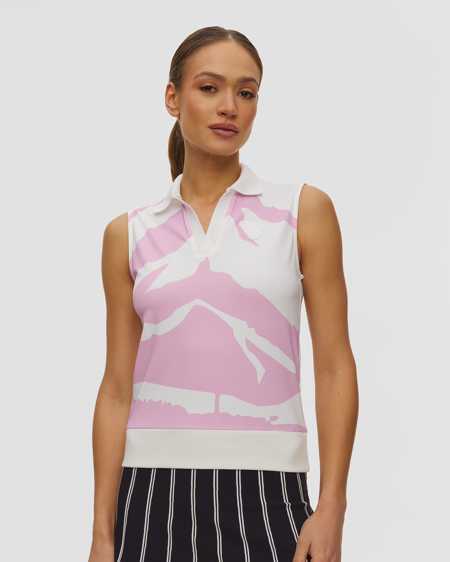 Polo fonctionnel pour femmes Sportalm, Couleur: Multikolor,Print
