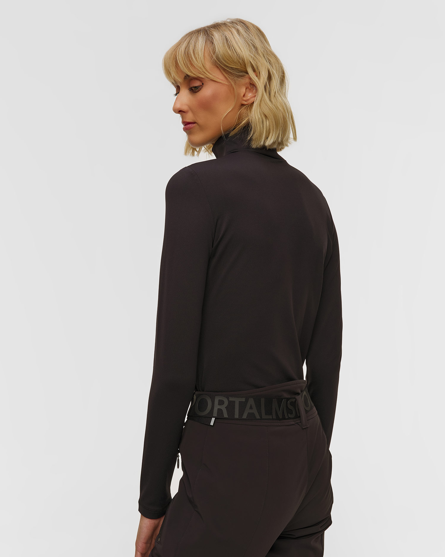 Sportalm Schwarzer Ski-Rollkragenpullover für Damen