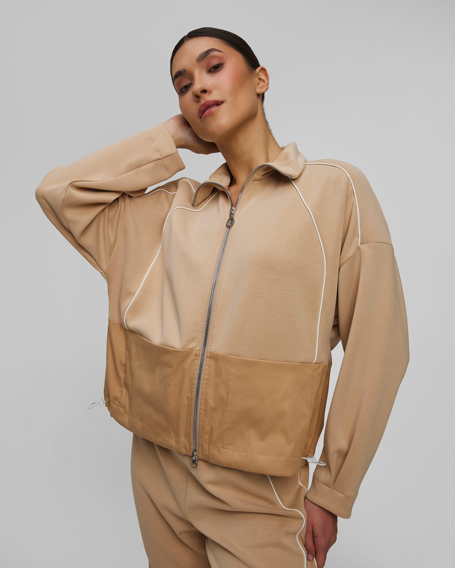 Sweat-shirt beige pour femmes Sportalm