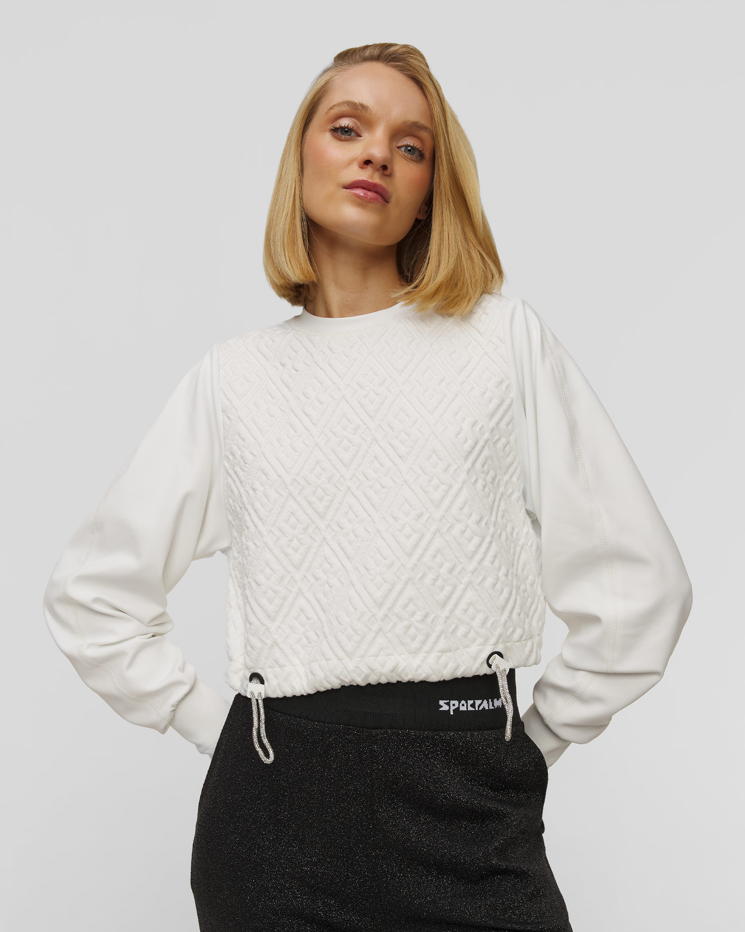 Women's white sweatshirt Sportalm