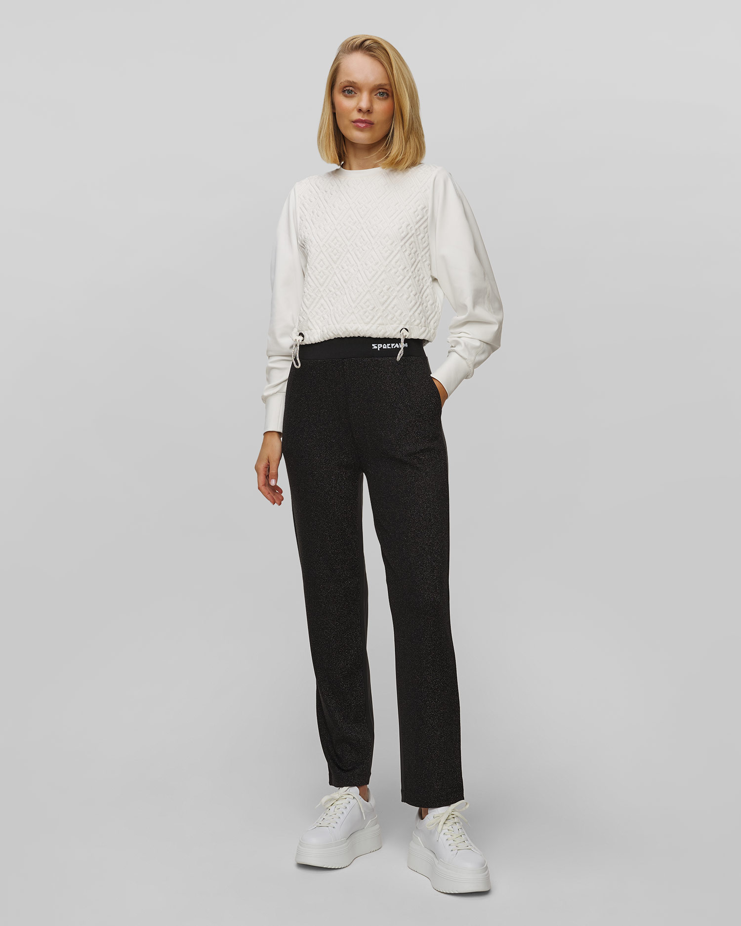 Women's white sweatshirt Sportalm