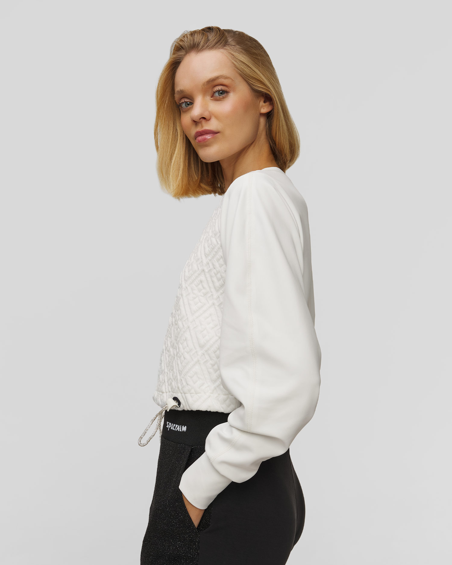 Women's white sweatshirt Sportalm