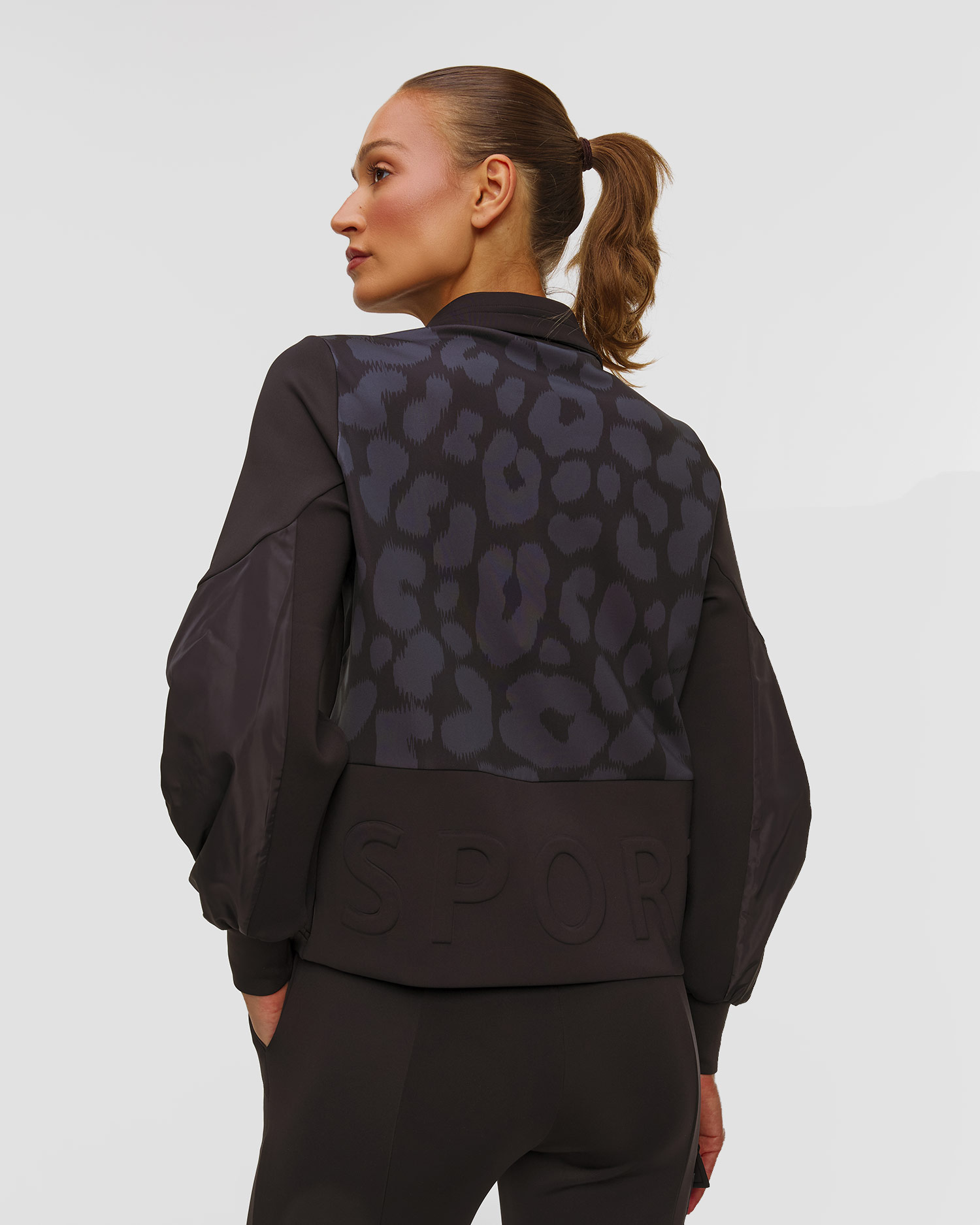 Women's black sweatshirt Sportalm