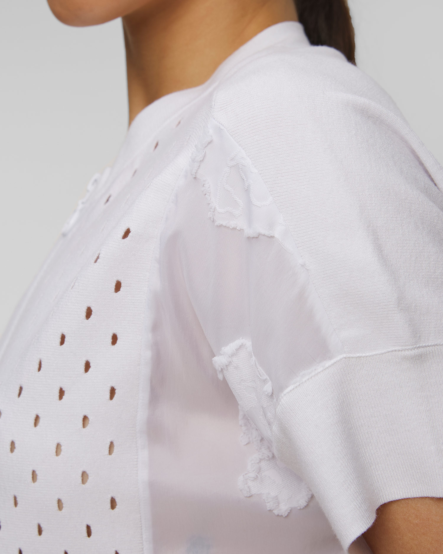 Camicetta bianca con viscosa Sportalm