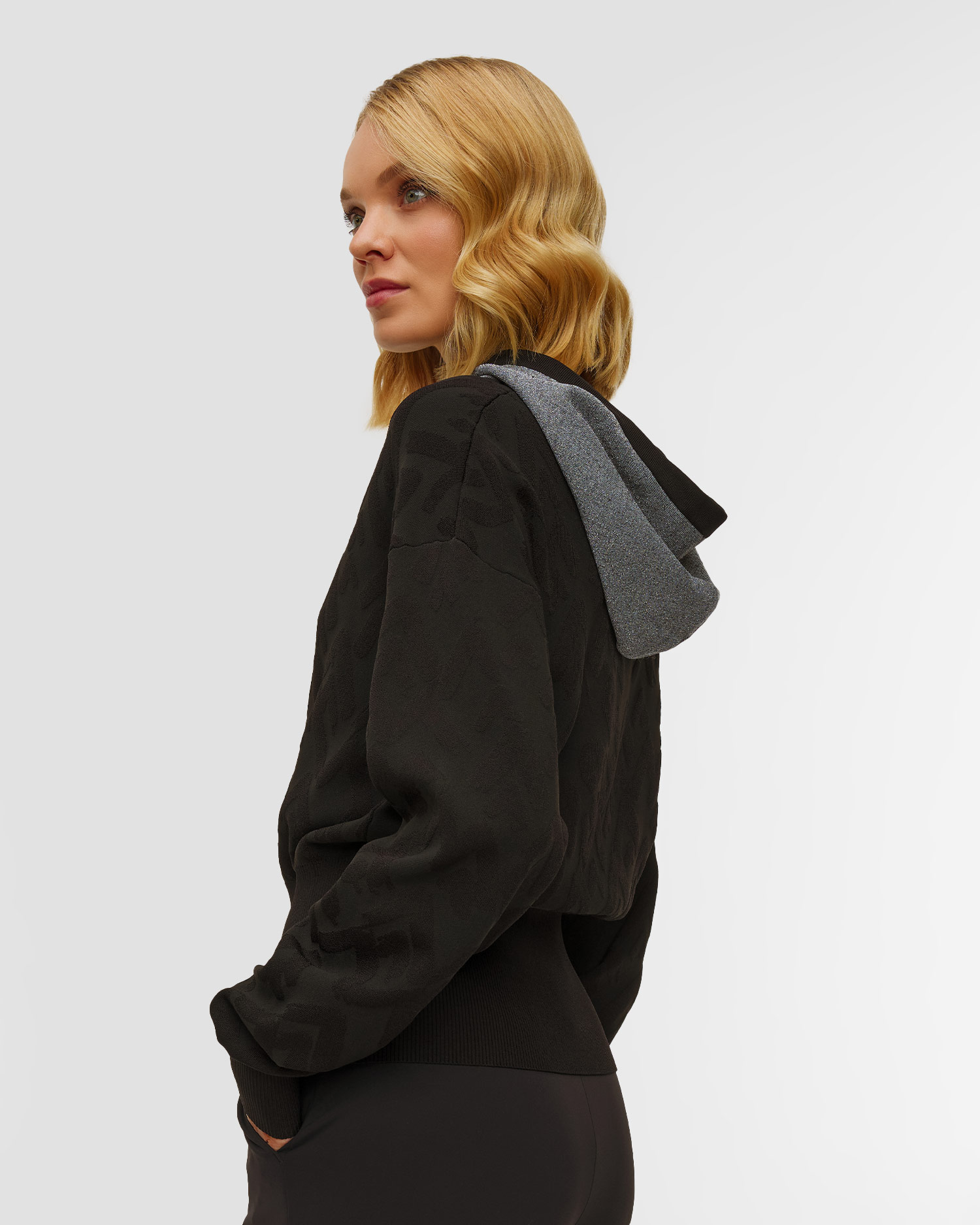 Women's black knitted sweatshirt Sportalm