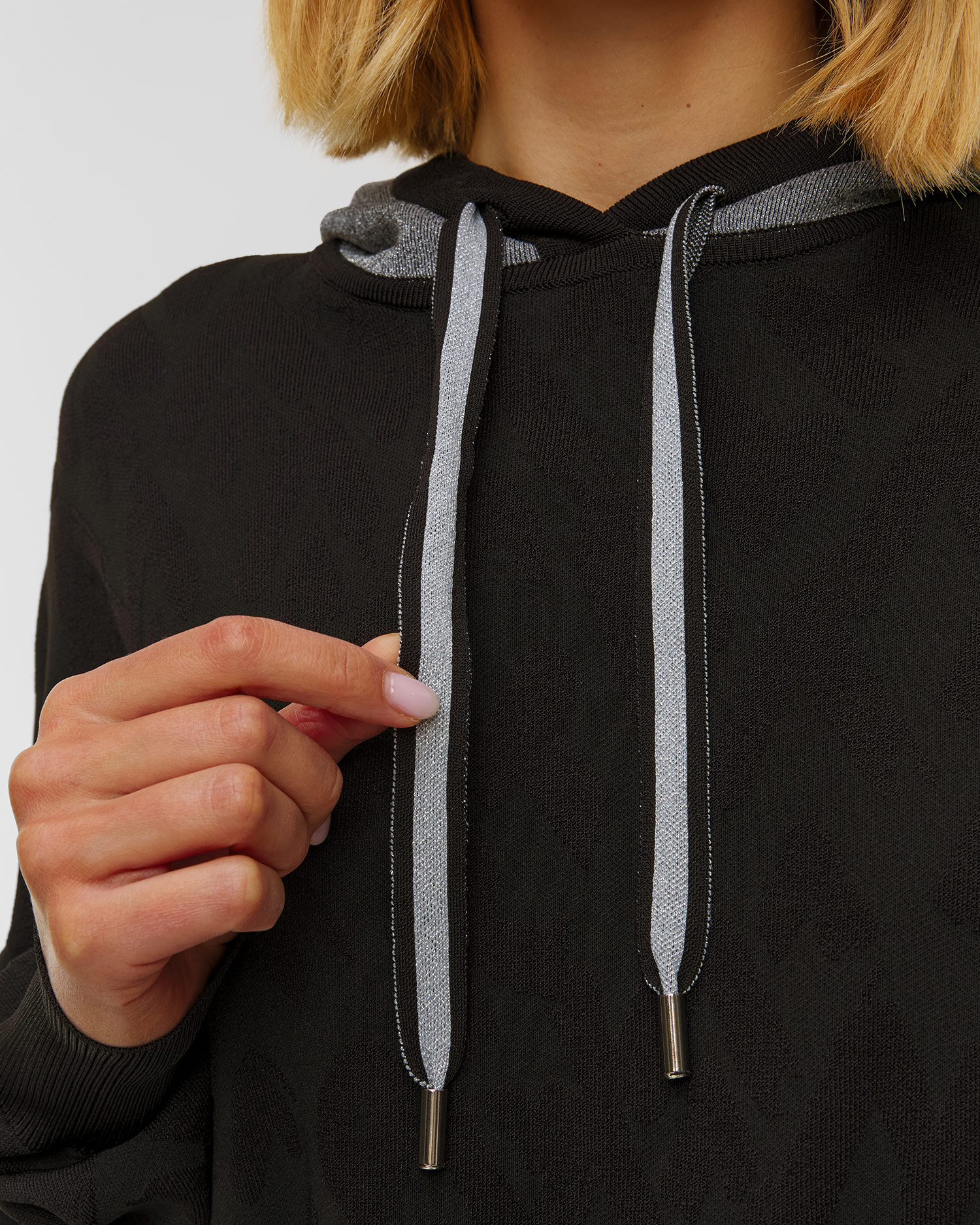 Women's black knitted sweatshirt Sportalm