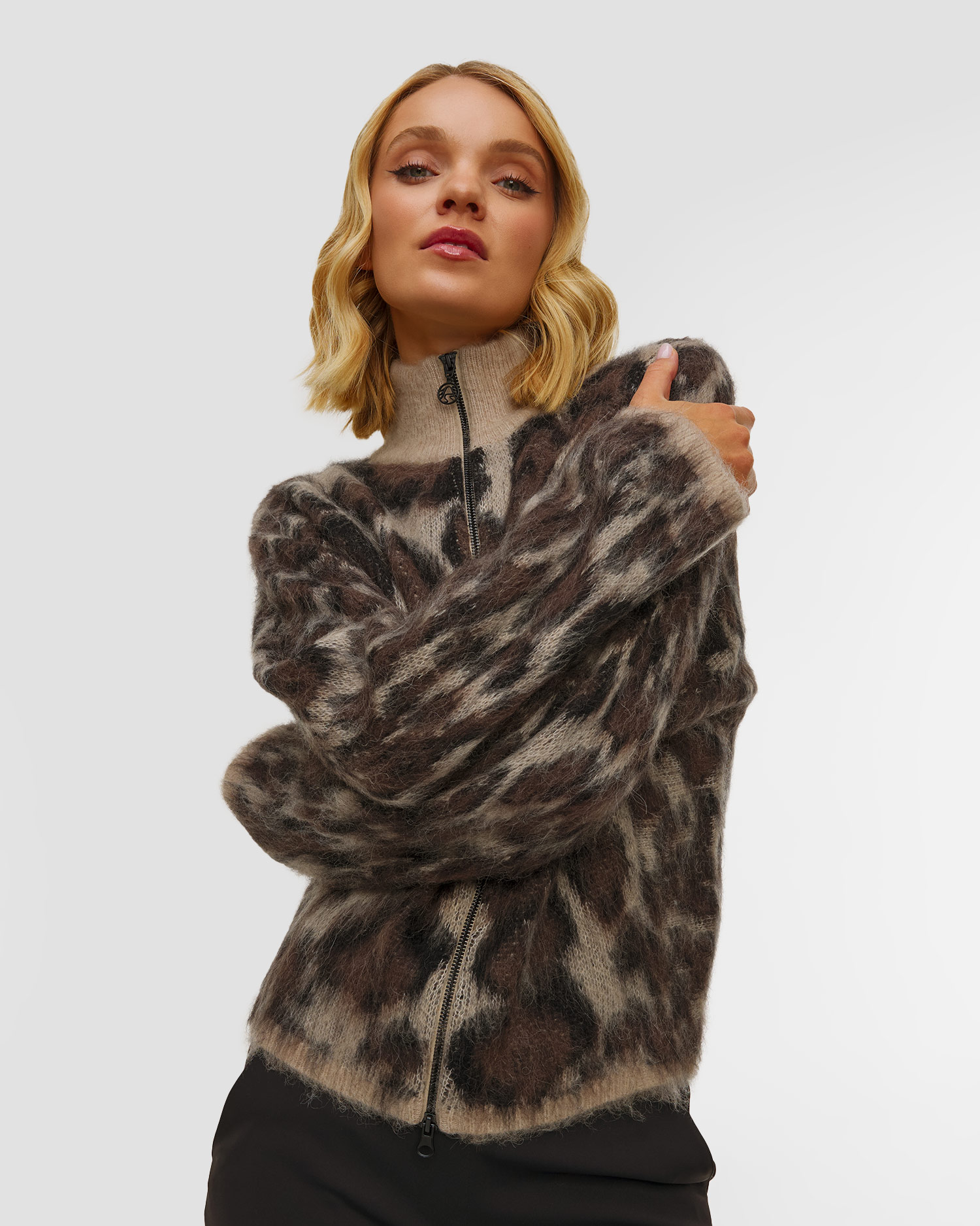 Pull à motif léopard pour femmes Sportalm