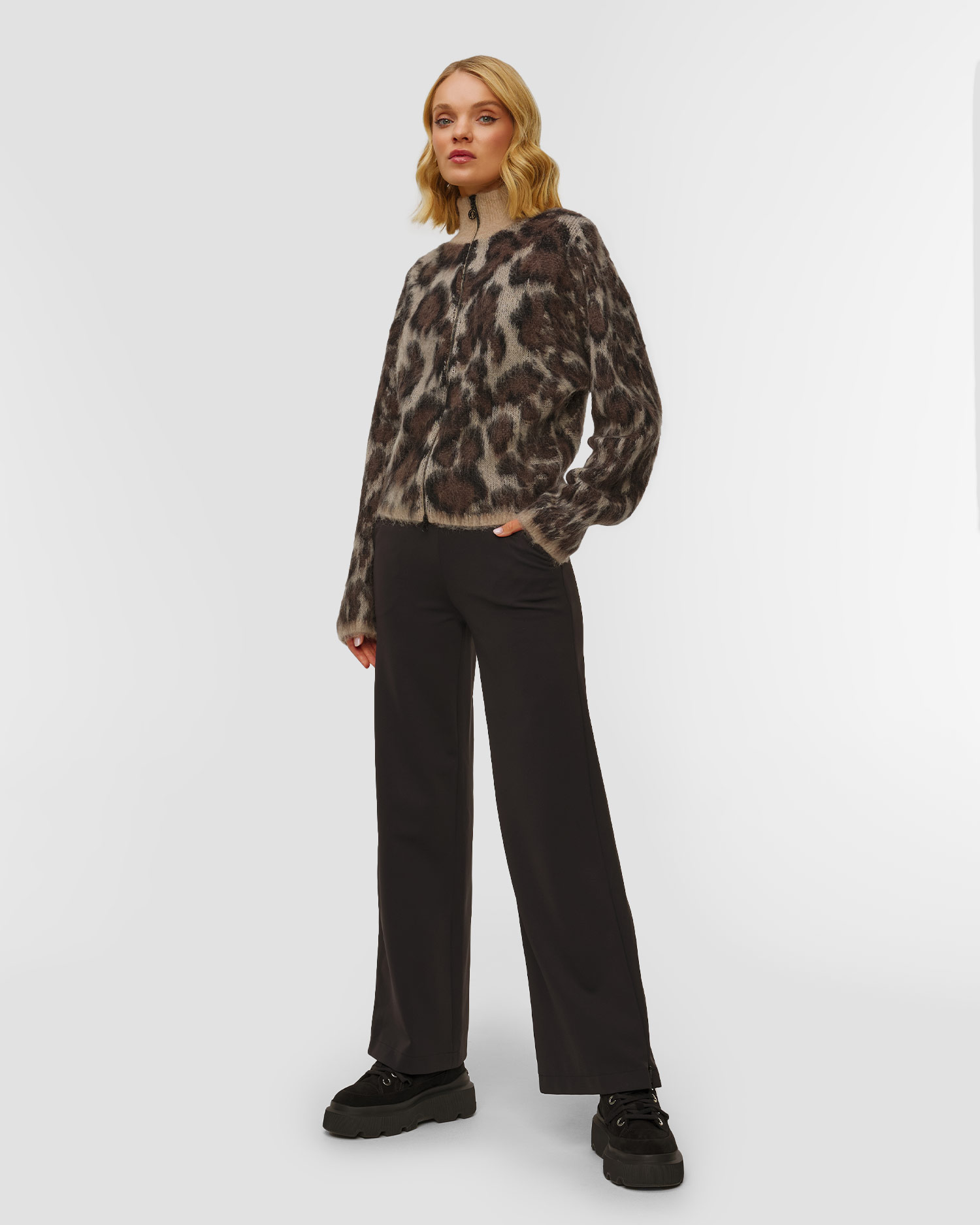 Pull à motif léopard pour femmes Sportalm