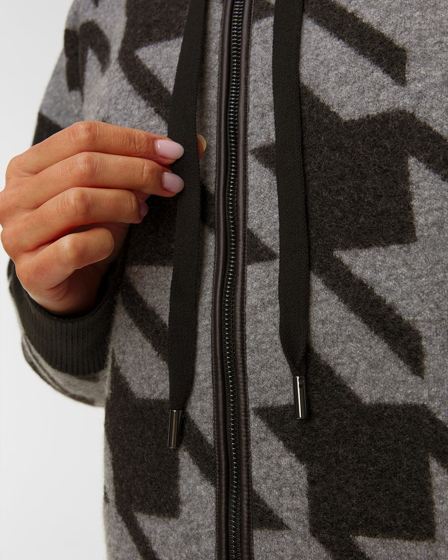 Palton din lână peplite Sportalm pentru femei Sportalm